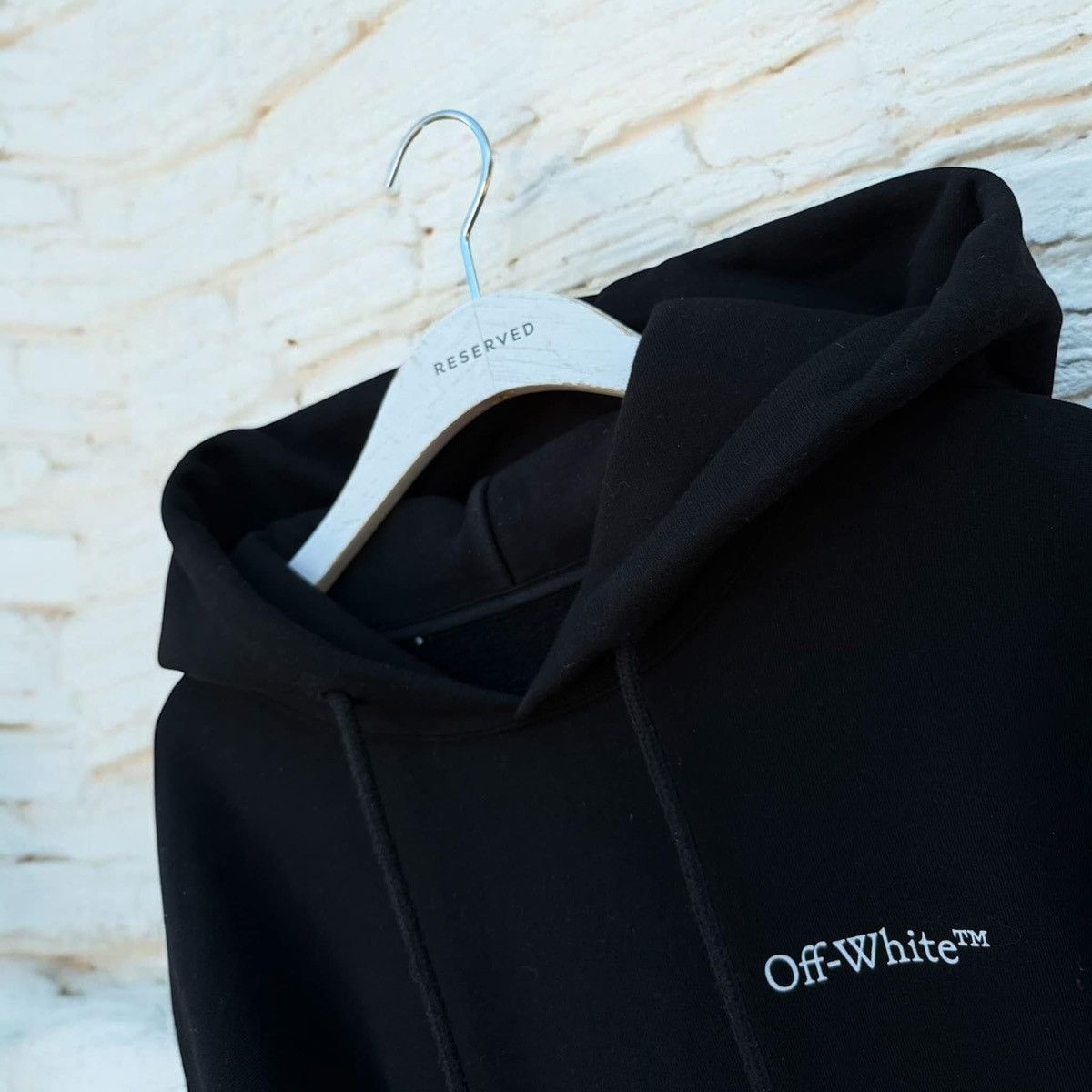 Off-White Off-White „Drawstring Caravaggio ” Black Hoodie. Size US M / EU 48-50 / 2 - 3 Thumbnail