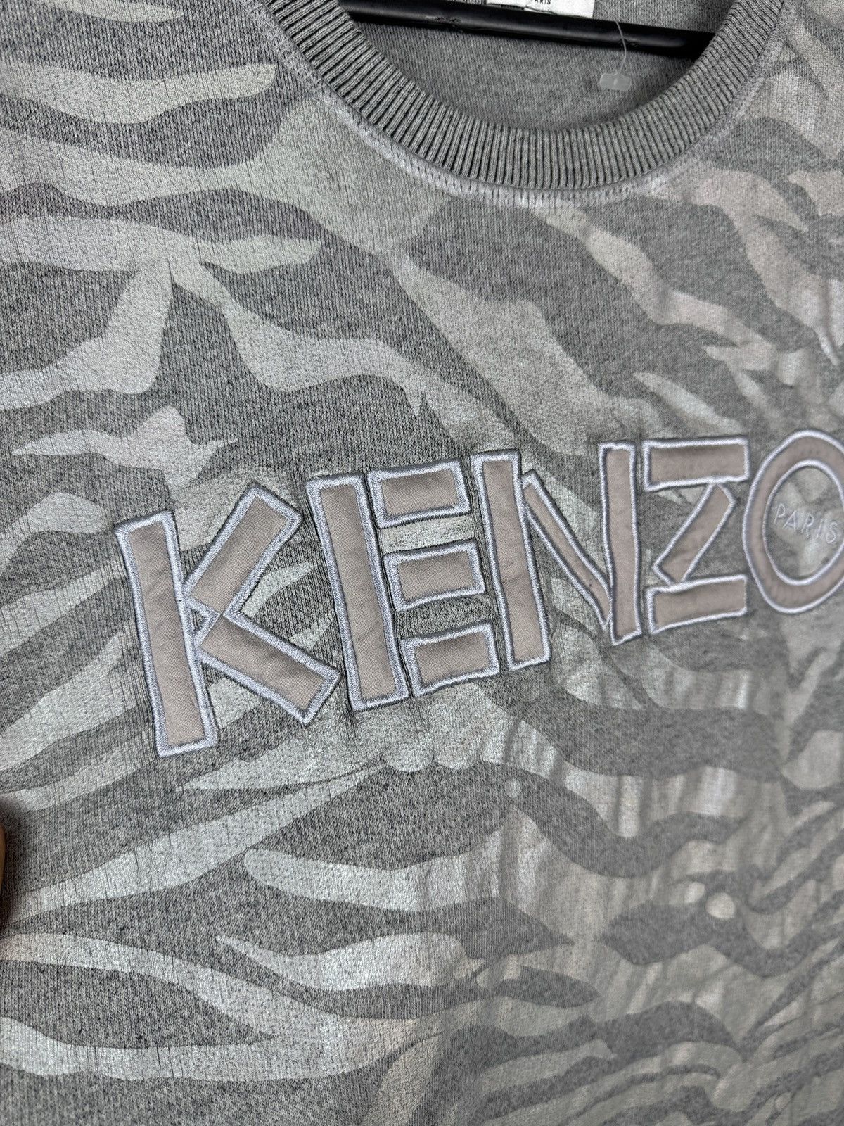 Kenzo Women’s Kenzo Paris Sweatshirt grey size M tiger print Size M / US 6-8 / IT 42-44 - 8 Thumbnail
