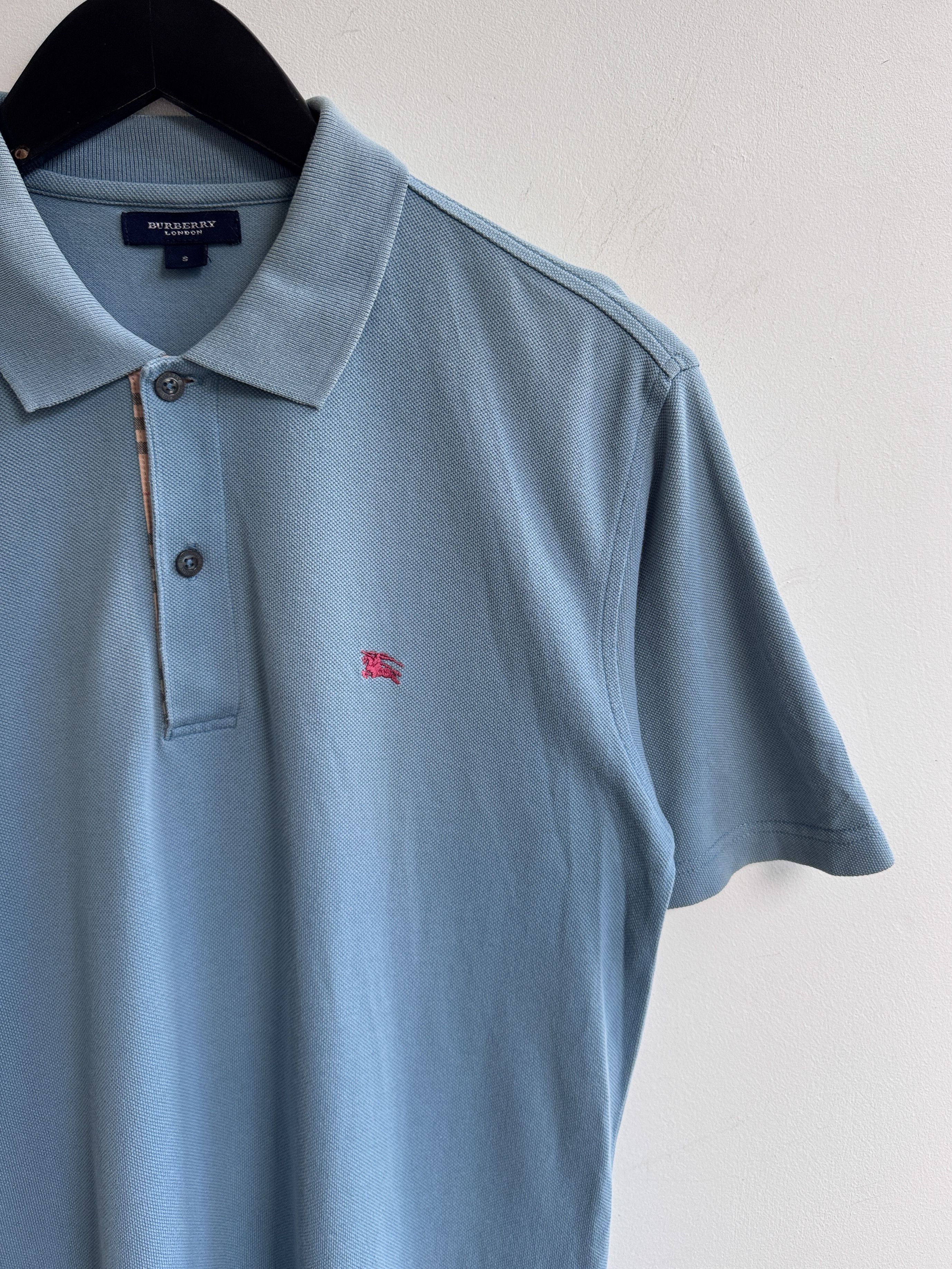 Burberry Burberry Blue Polo Shirt Size US S / EU 44-46 / 1 - 4 Thumbnail