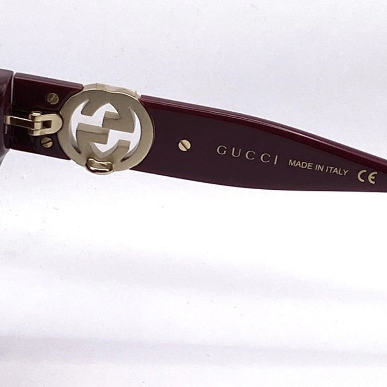 Gucci Gucci GC001630 GG1023S Sunglasses Brown Havana Burgundy Size ONE SIZE - 9 Thumbnail