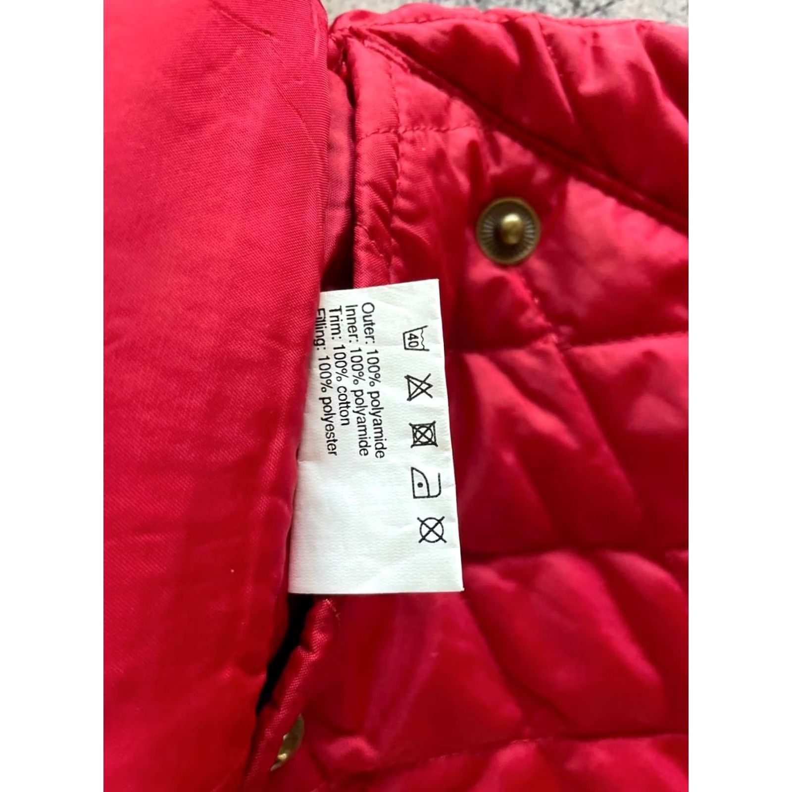 Barbour Barbour Parka Jacket Womens Size 6 Red Quilted Polyamide Long Sleeve Button Size M / US 6-8 / IT 42-44 - 5 Thumbnail