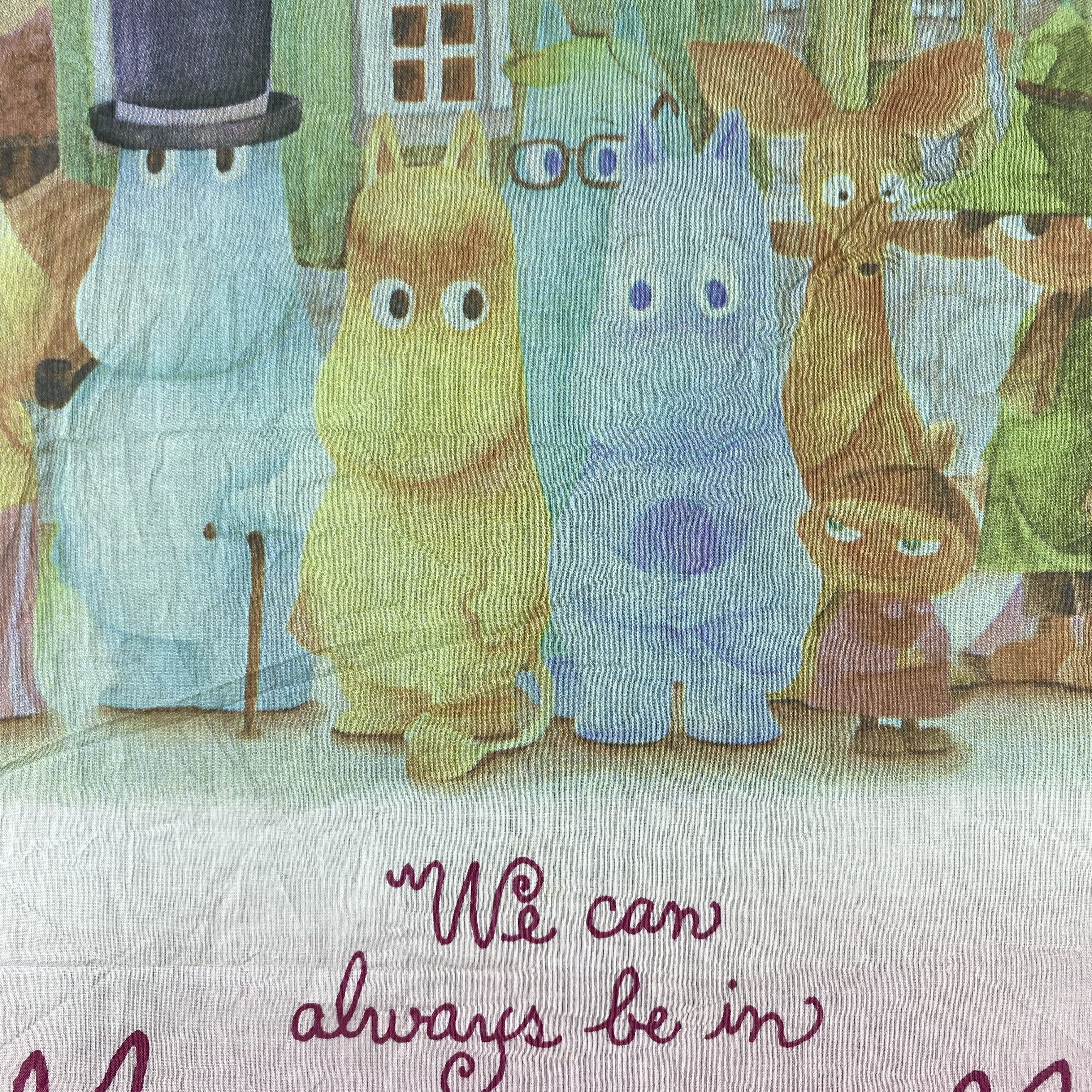 Anime × Vintage Moomin Handkerchief/Neckerchief/Bandana HC887 Size ONE SIZE - 4 Thumbnail