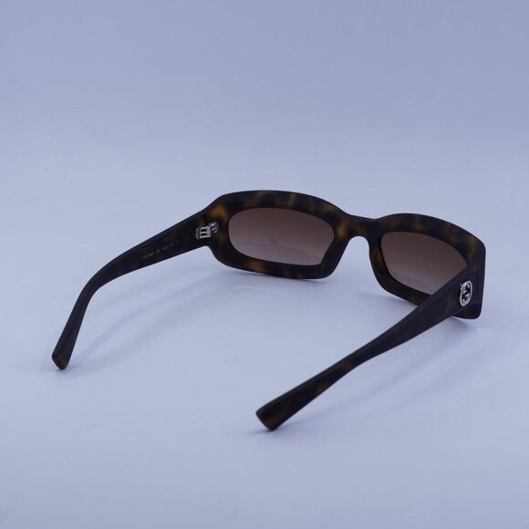 Gucci Gucci GG1786S 002 Sunglasses Dark Havana Rectangle Frame Size ONE SIZE - 10 Thumbnail