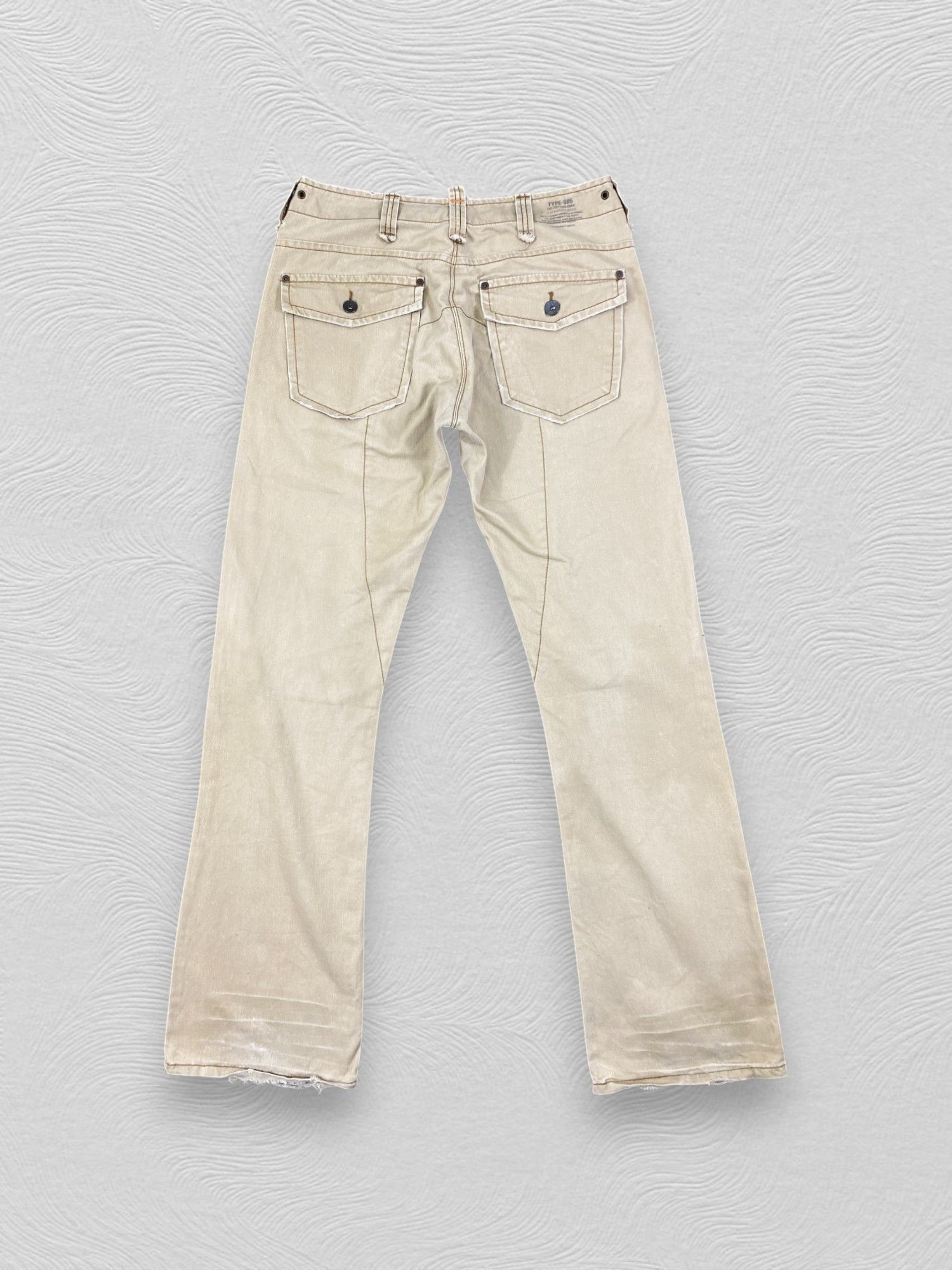 If Six Was Nine Japanese Brand Edwin Multipocket Flare Pants -CP296 Size US 31 - 2 Thumbnail