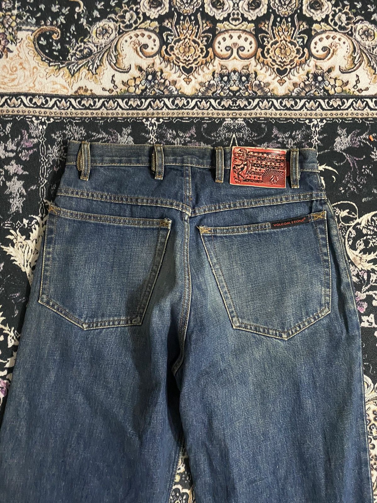 Volcom Vintage baggy volcom stone streetwear outfitt Size US 31 - 12 Thumbnail