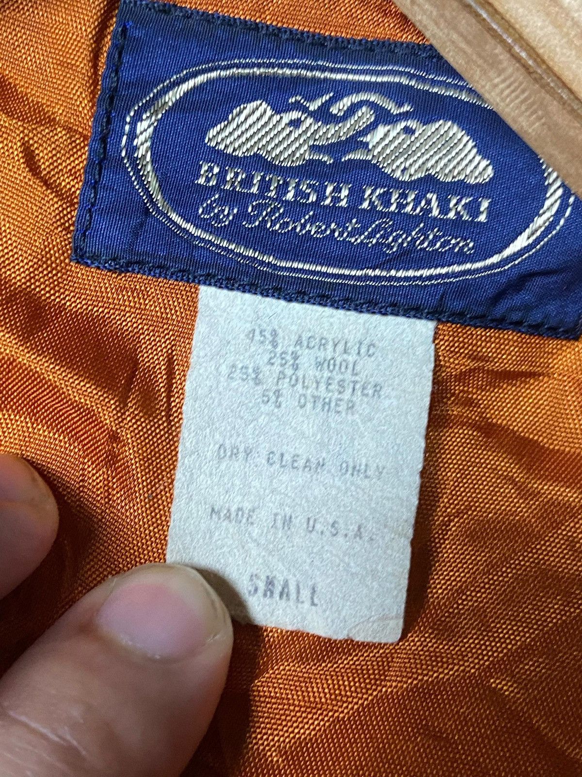 Japanese Brand British Khaki by Robert Aghton Patterned Wool Jacket (167) Size US S / EU 44-46 / 1 - 8 Thumbnail