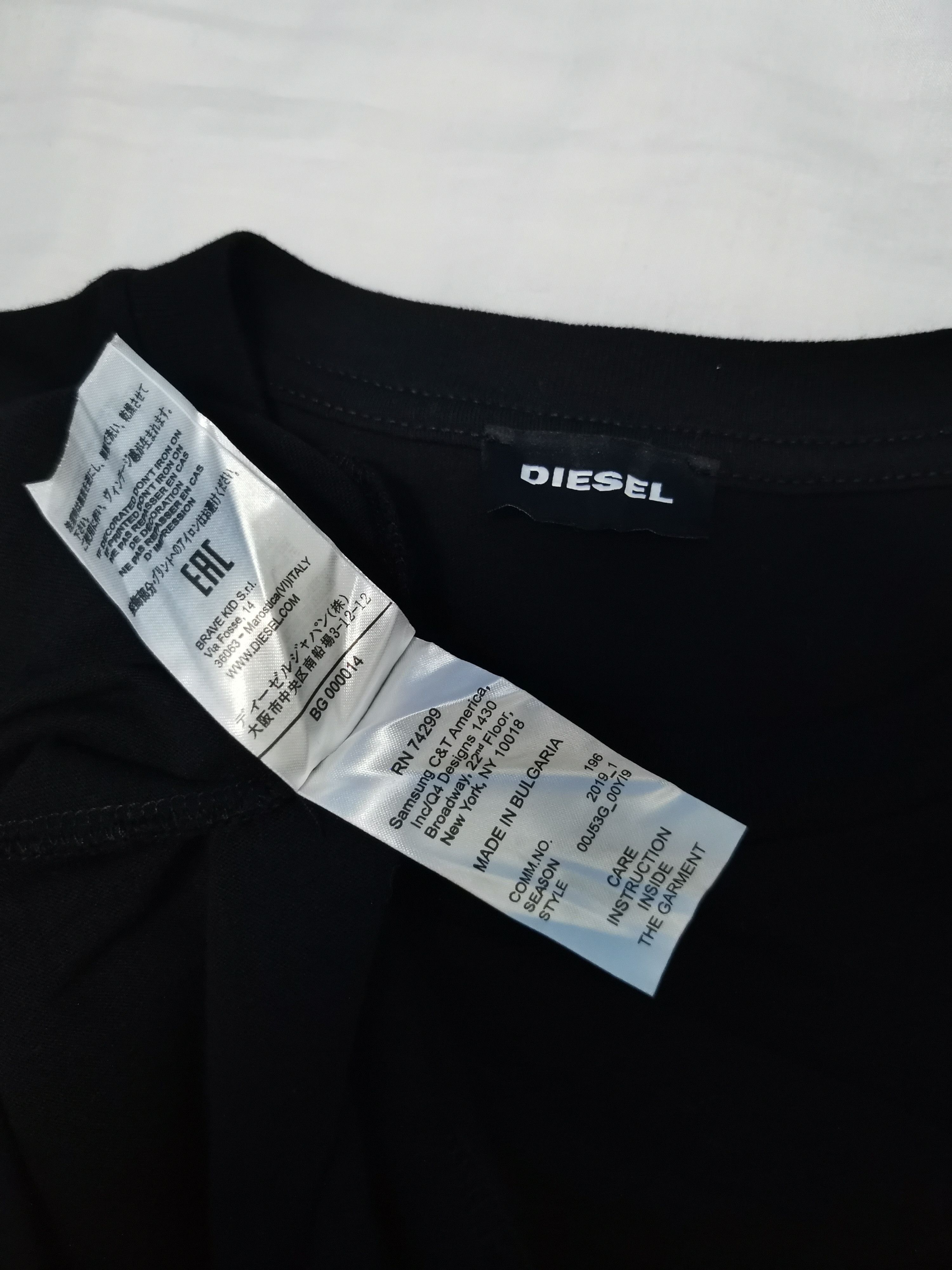 Diesel Diesel Reflection Long Sleeve Streetwear SpellOut Size US S / EU 44-46 / 1 - 3 Thumbnail