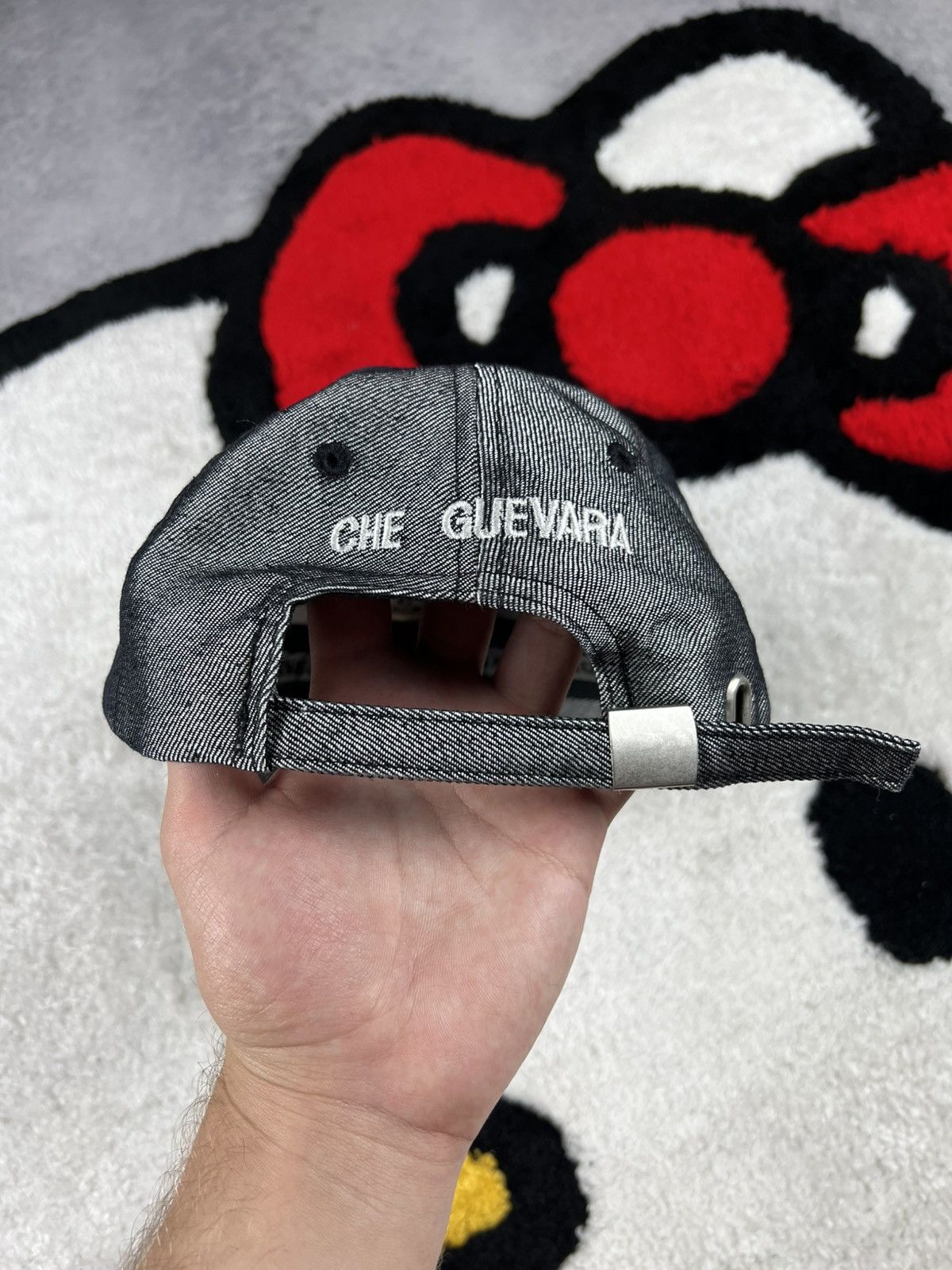Japanese Brand Y2K Che Guevara Vintage Silver Japanese Cap Hat Size ONE SIZE - 4 Thumbnail