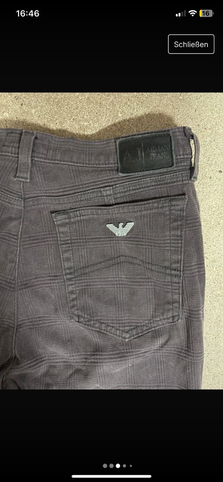 Armani Armani Jeans with Design | Size 29 Size US 29 - 3 Thumbnail