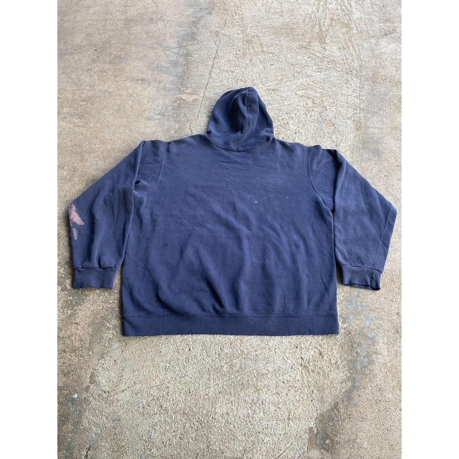 Nike Vtg Y2K NIKE Center Swoosh Check Hoodie Faded Distressed Size US XL / EU 56 / 4 - 11 Thumbnail