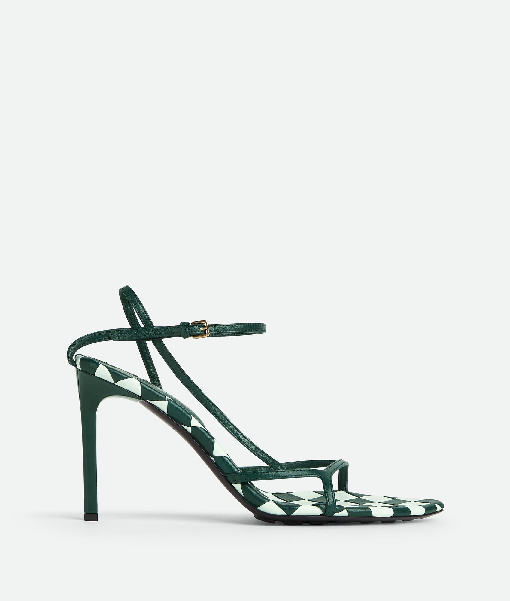 Bottega Veneta o1bcso1str0725 Leaf Sandals in Glacier/Emerald Green Size US 8 / IT 38 - 1 Thumbnail