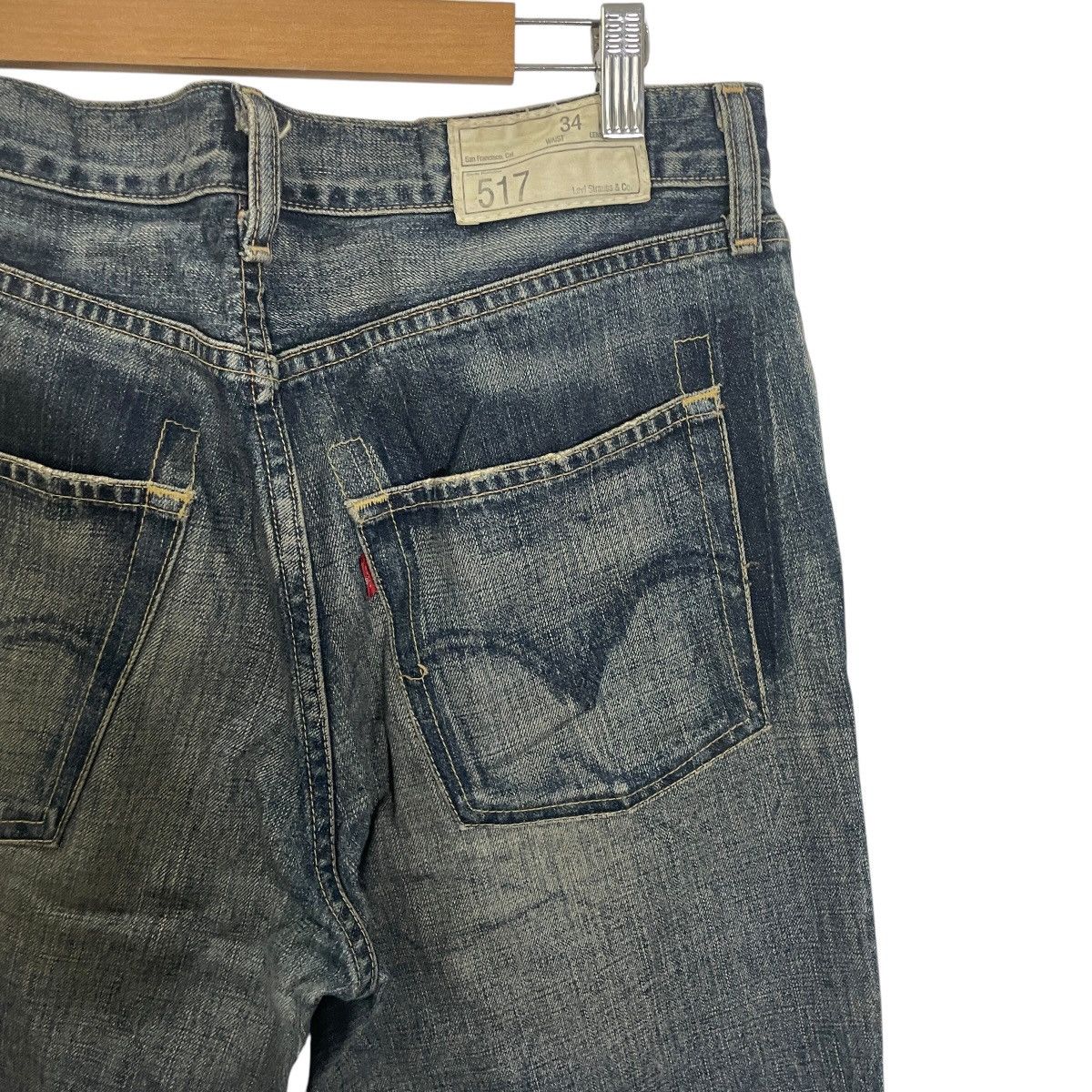 Levi's Vintage Y2k Levis 517 Denim Size US 33 - 4 Thumbnail