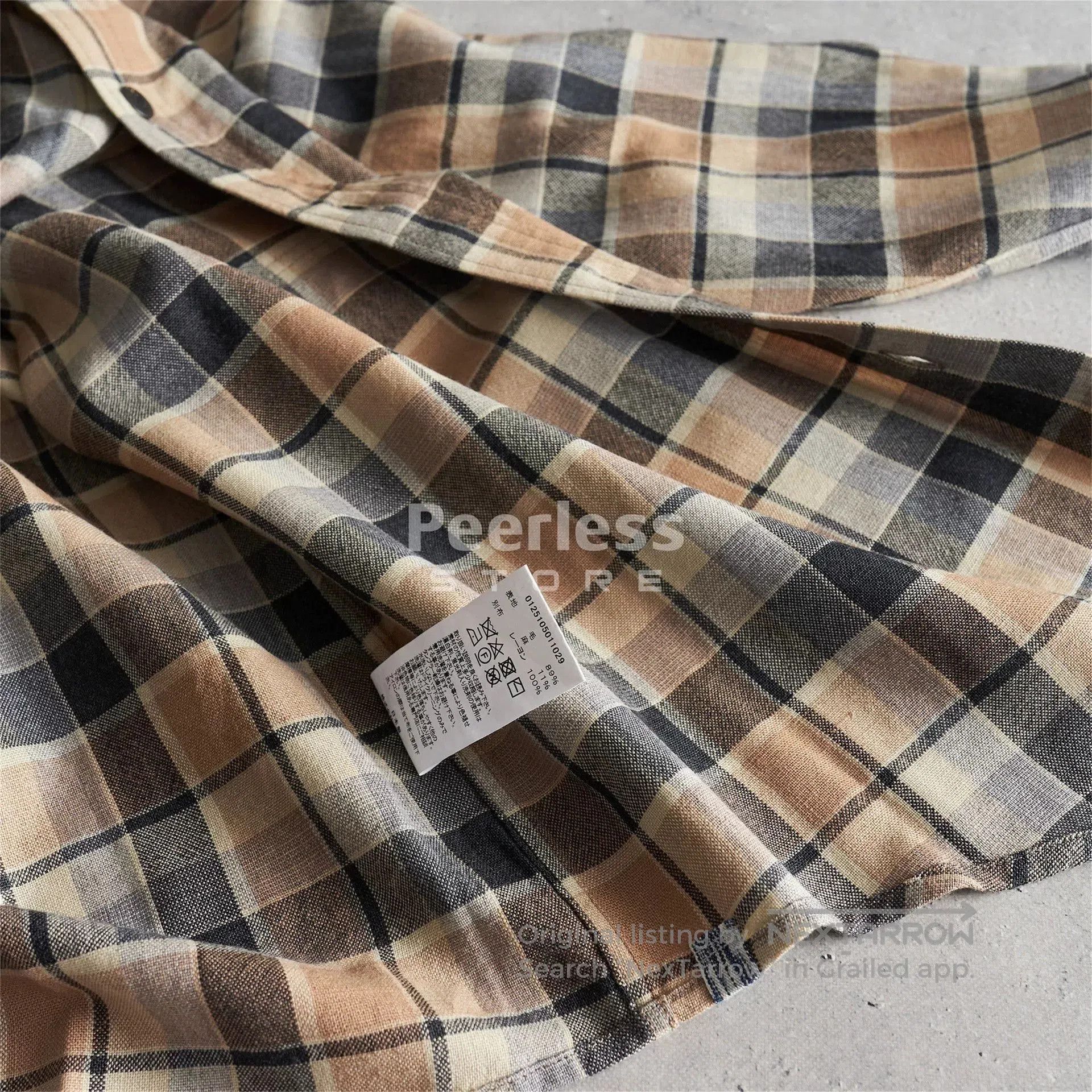 Visvim VISVIM Lumber Check Wool-Linen Shirt. Size US M / EU 48-50 / 2 - 6 Thumbnail