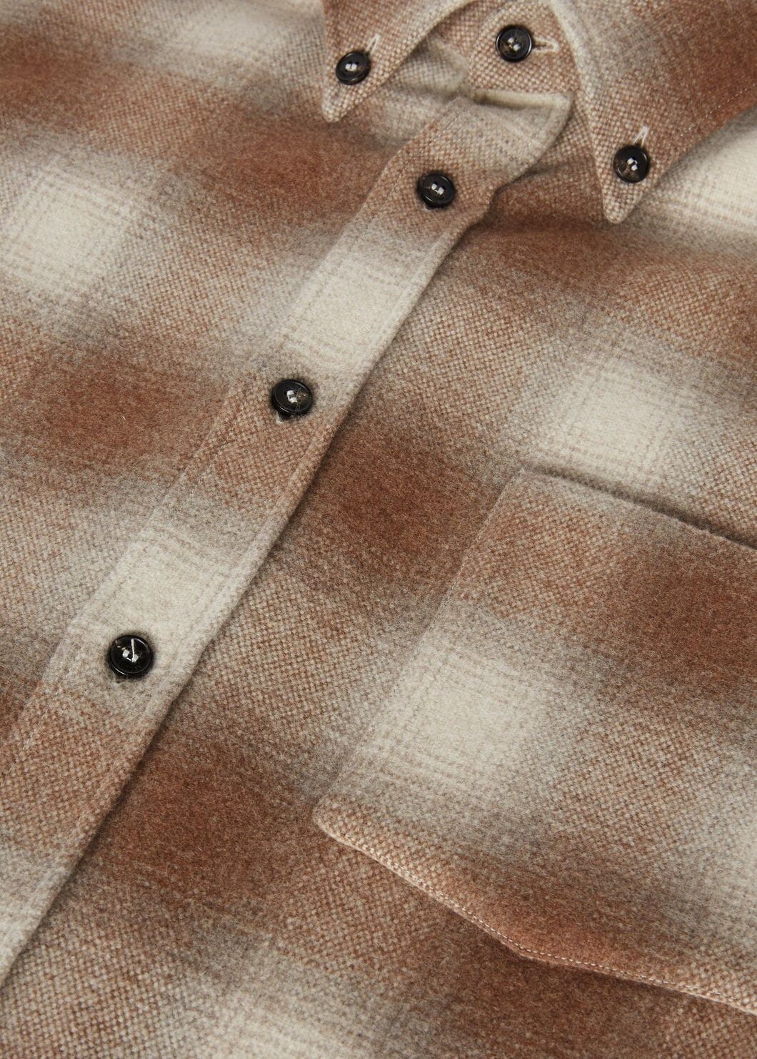 Loro Piana o1w1db10725 FAO7201 Jack Shirt in Brown/White Size US XL / EU 56 / 4 - 7 Thumbnail