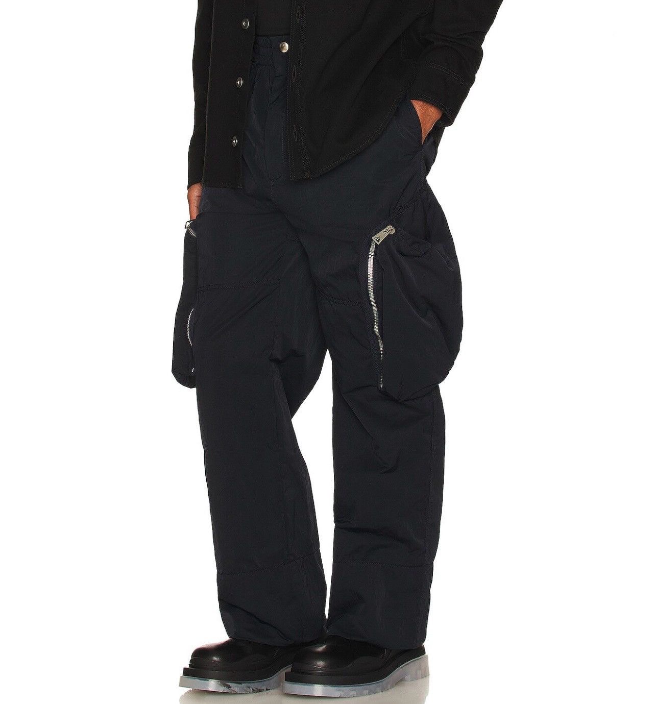 Bottega Veneta Bottega Veneta Nylon Cargo Zipped Trousers Size US 32 / EU 48 - 2 Thumbnail