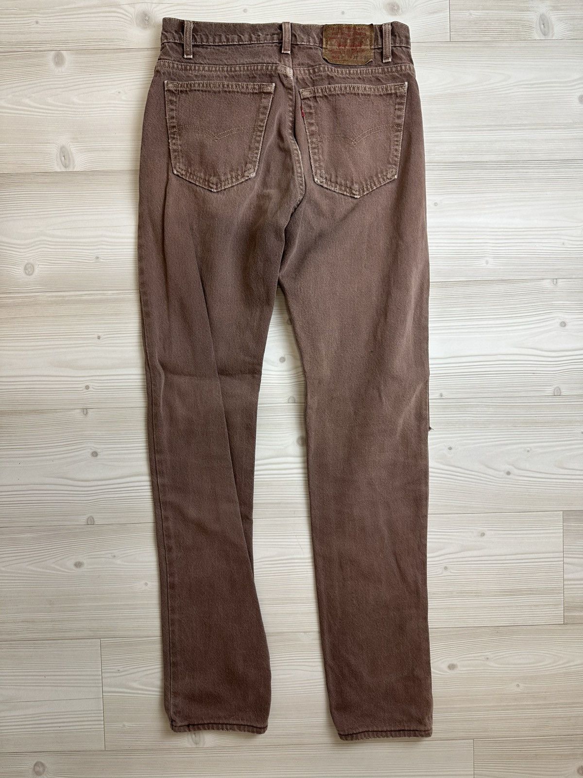 Levi's Vintage Clothing Vintage Levi’s 505 32/36 brown distressed Size US 32 / EU 48 - 8 Thumbnail