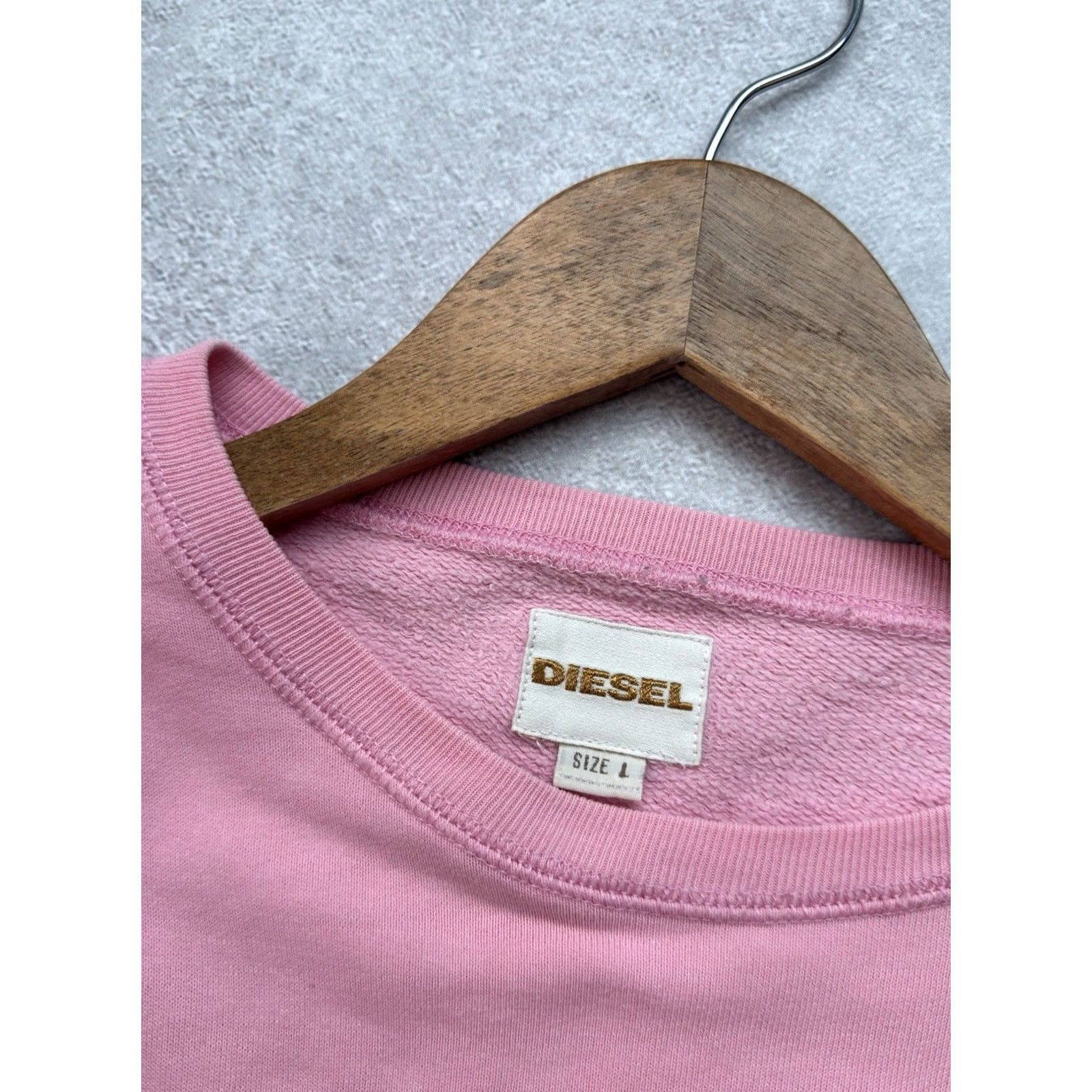 Diesel VINTAGE Diesel Sweatshirt Men L Pink Logo 90s Y2K Streetwear Designer Pullover Casual Size US L / EU 52-54 / 3 - 7 Thumbnail