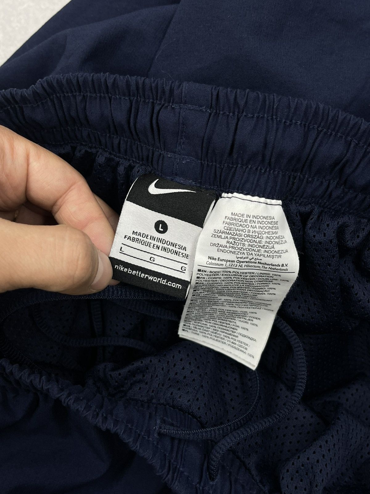 Nike Vintage Nike Nylon Navy Sweatpants Drill Y2K ACG TECH Size US 34 / EU 50 - 11 Thumbnail