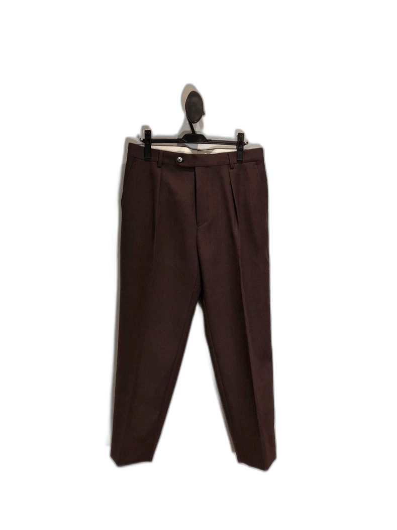 Celine NEAT Brown Tapered Trousers for Men Size US 34 / EU 50 - 1 Thumbnail
