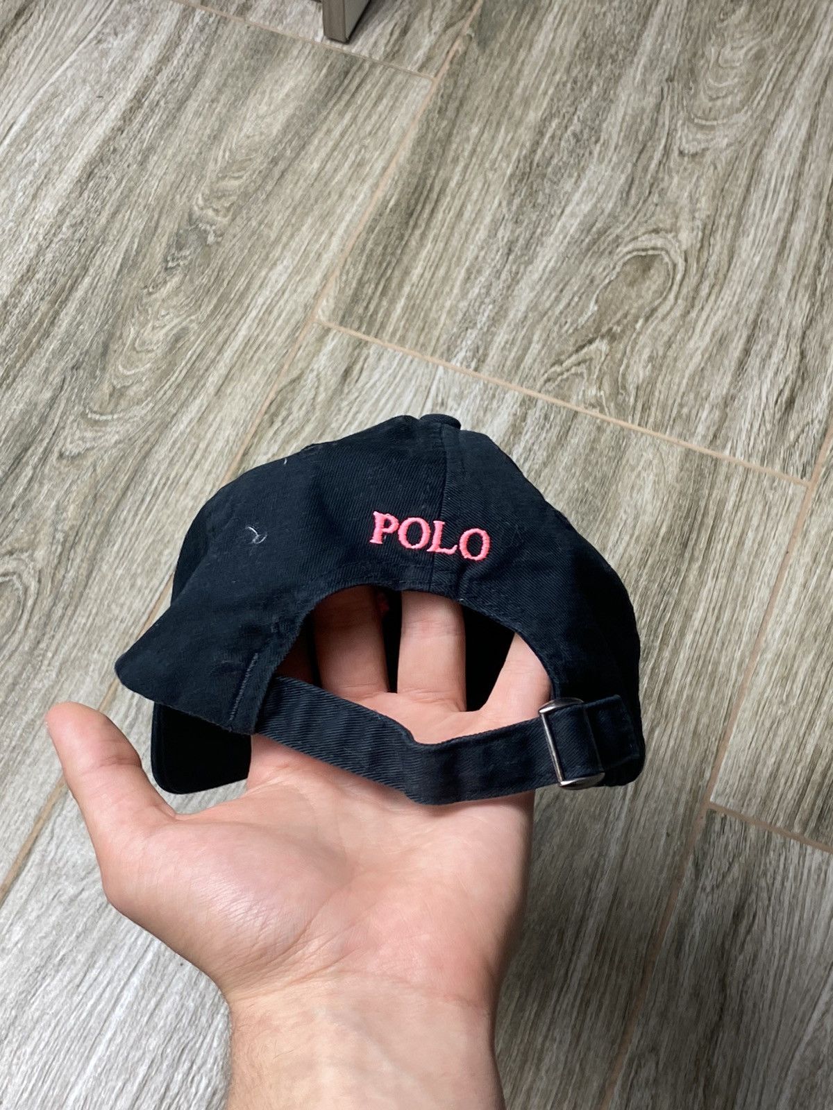 Polo Ralph Lauren × Vintage Cap Polo Ralph Lauren Vintage Streetwear Y2k Denim Pink Size ONE SIZE - 5 Thumbnail