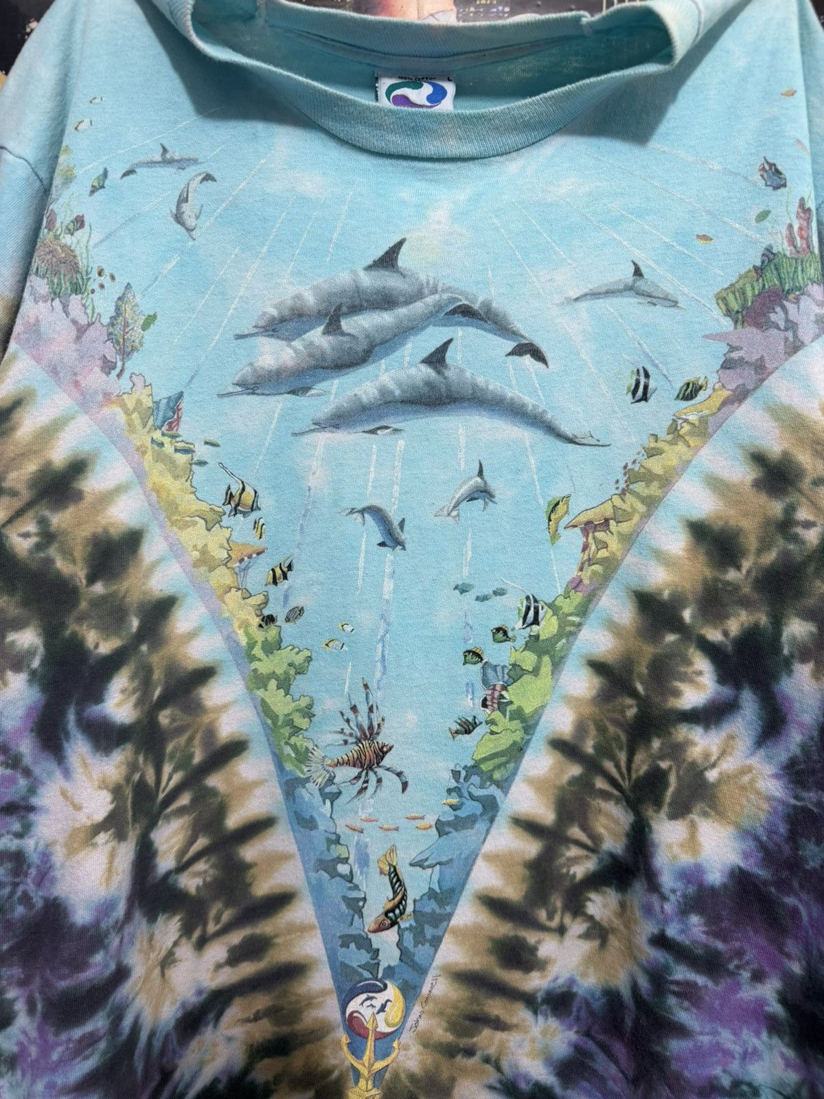 Liquid Blue LIQUID BLUE JOHN CONNELL OCEAN SHIRT 1990 Size US L / EU 52-54 / 3 - 3 Thumbnail