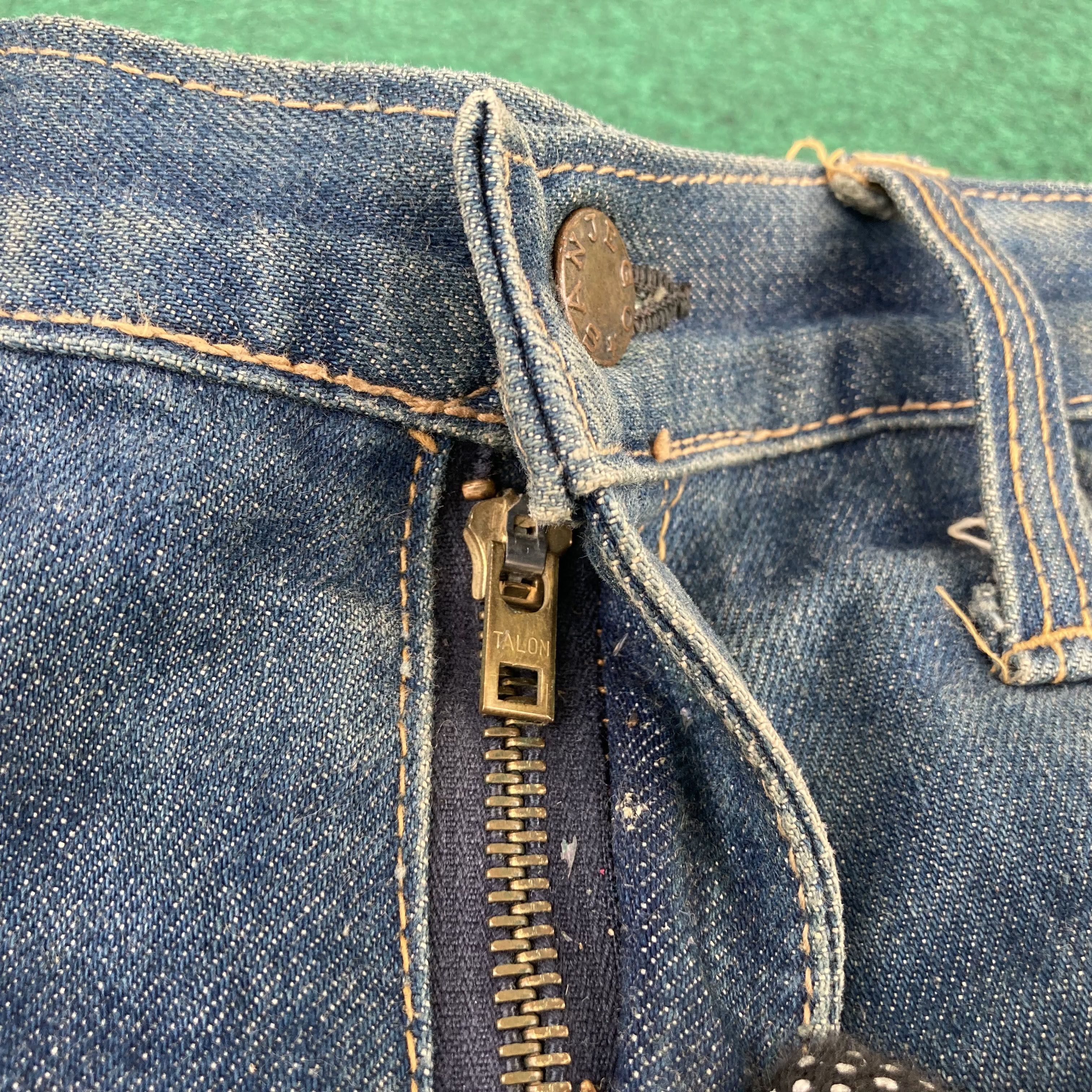 Japanese Brand × Vintage 31x32 Vtg Sanjego Denim Bootcut Faded Stains Jeans Size US 31 - 6 Thumbnail