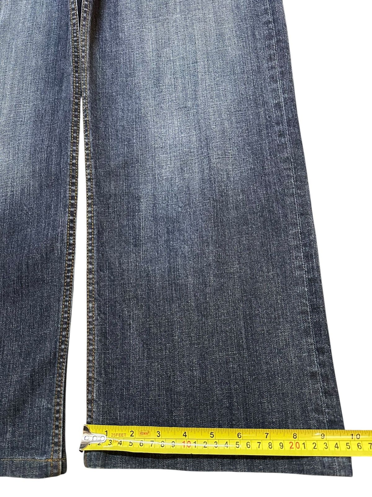 Fubu Vintage Japanese Brand Blue Faded Wash Style Baggy Jeans Size US 36 / EU 52 - 16 Thumbnail