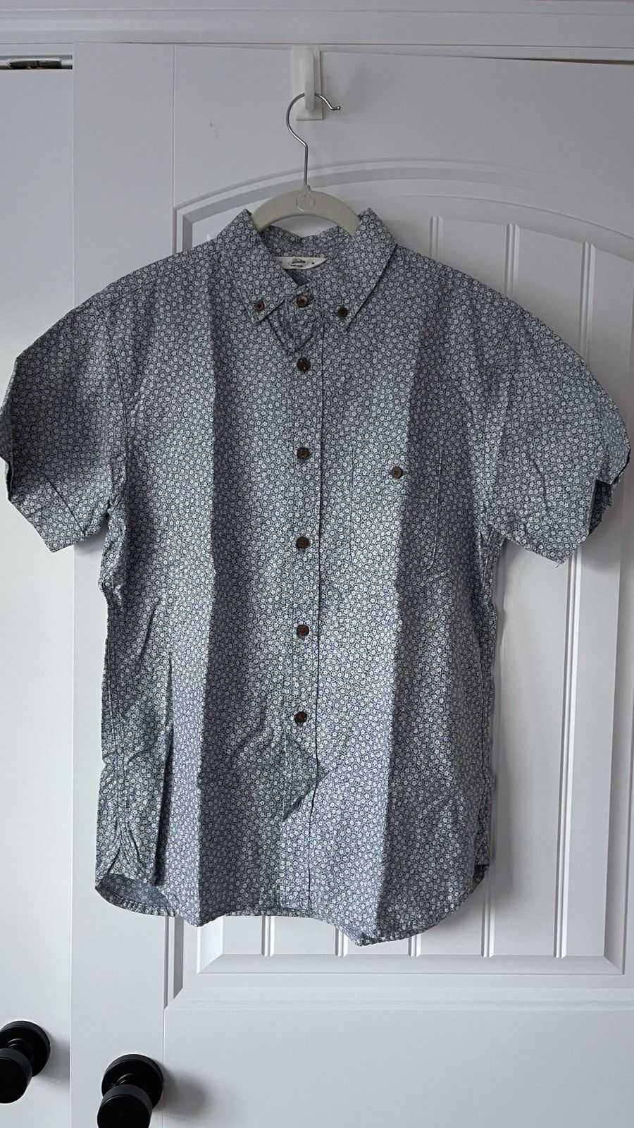 3sixteen Short sleeve bd shirt - Grey Floral Tile Size US M / EU 48-50 / 2 - 1 Thumbnail