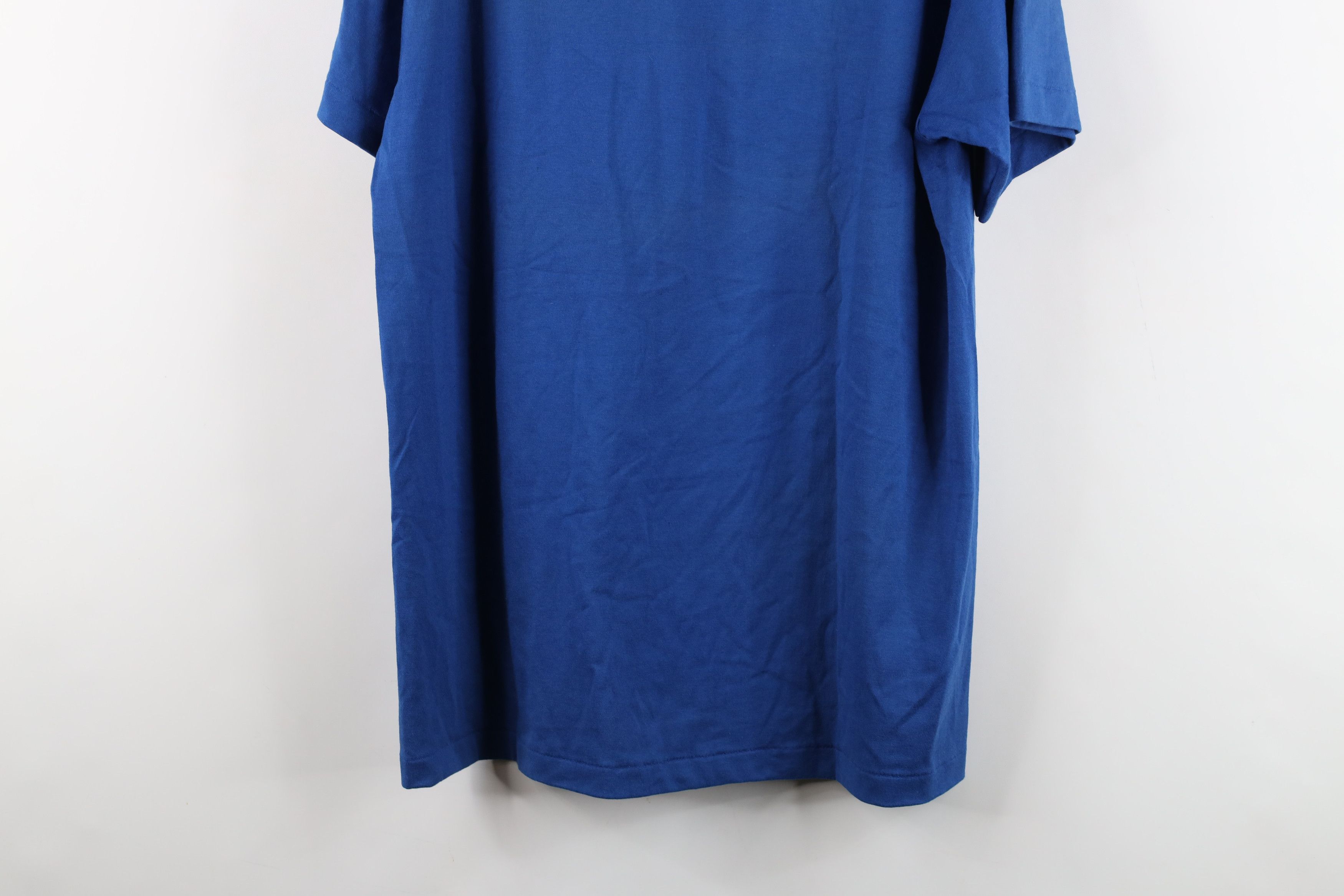 Vintage Vintage 90s Streetwear Collared Polo Shirt Royal Blue USA Size US L / EU 52-54 / 3 - 13 Thumbnail