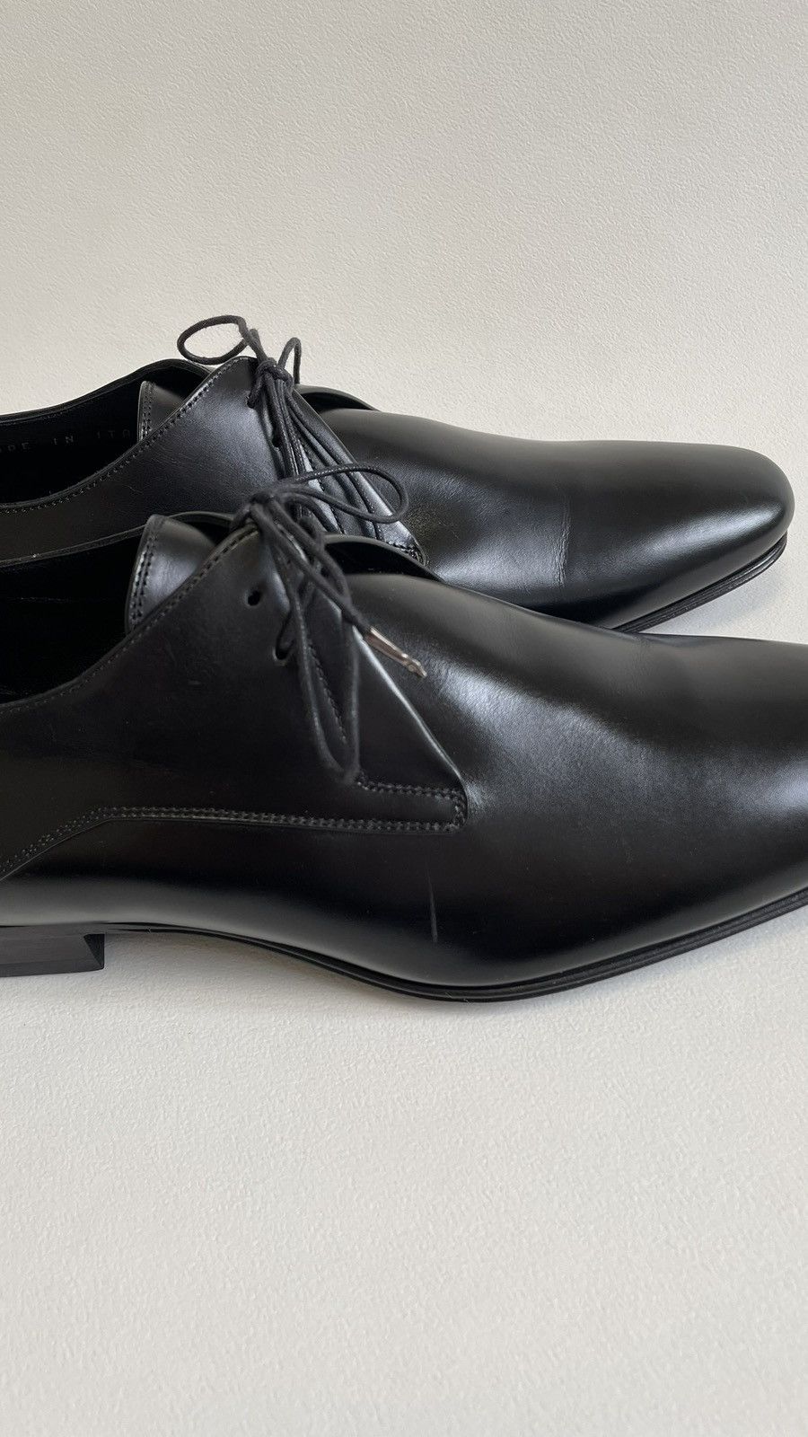 Dior Black Leather ‘Low Profile’ Derby Shoes Size US 8 / EU 41 - 9 Thumbnail