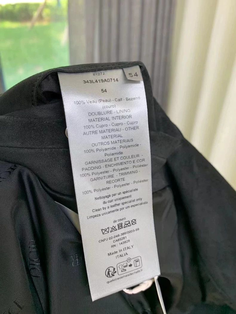 Dior Dior New Stitching Letter Logo Baseball Collar Suede Jacket Size US L / EU 52-54 / 3 - 5 Thumbnail