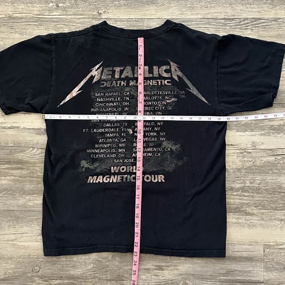 Anvil Vintage 2008 Metallica Death Magnetic World Tour Band Tee Size US M / EU 48-50 / 2 - 5 Thumbnail