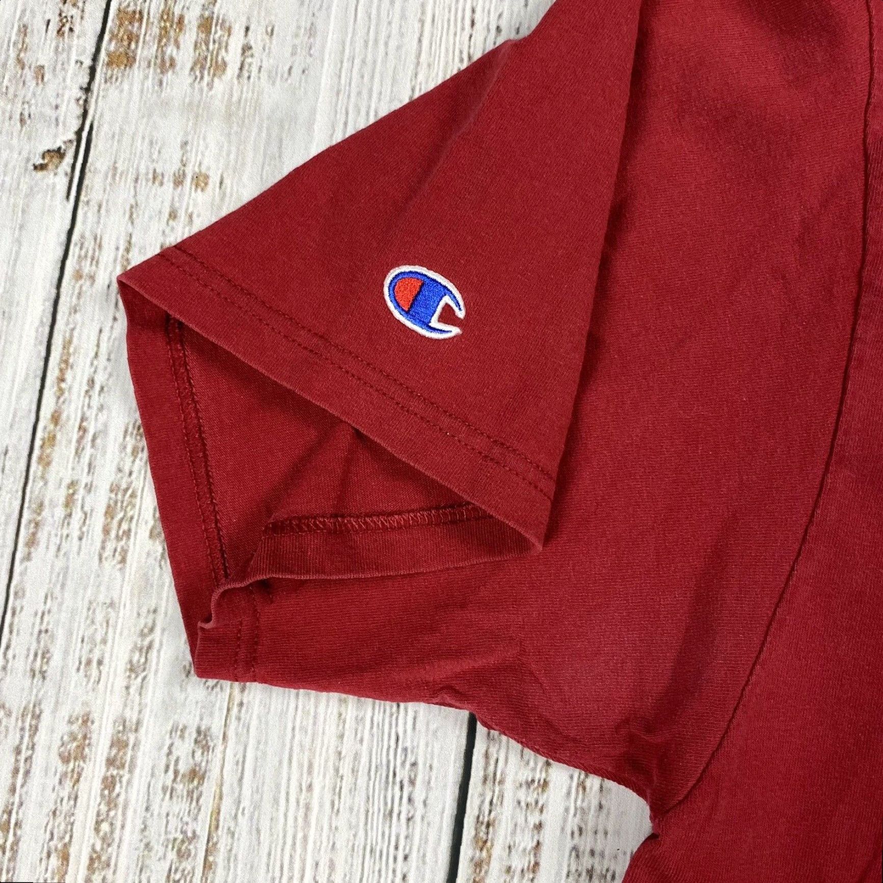 Champion VINTAGE Champion 2XL Maxwells Equations Graphic T-Shirt Red Science Physics Funny Lab Shirt 2000s Mens Size US XXL / EU 58 / 5 - 6 Thumbnail