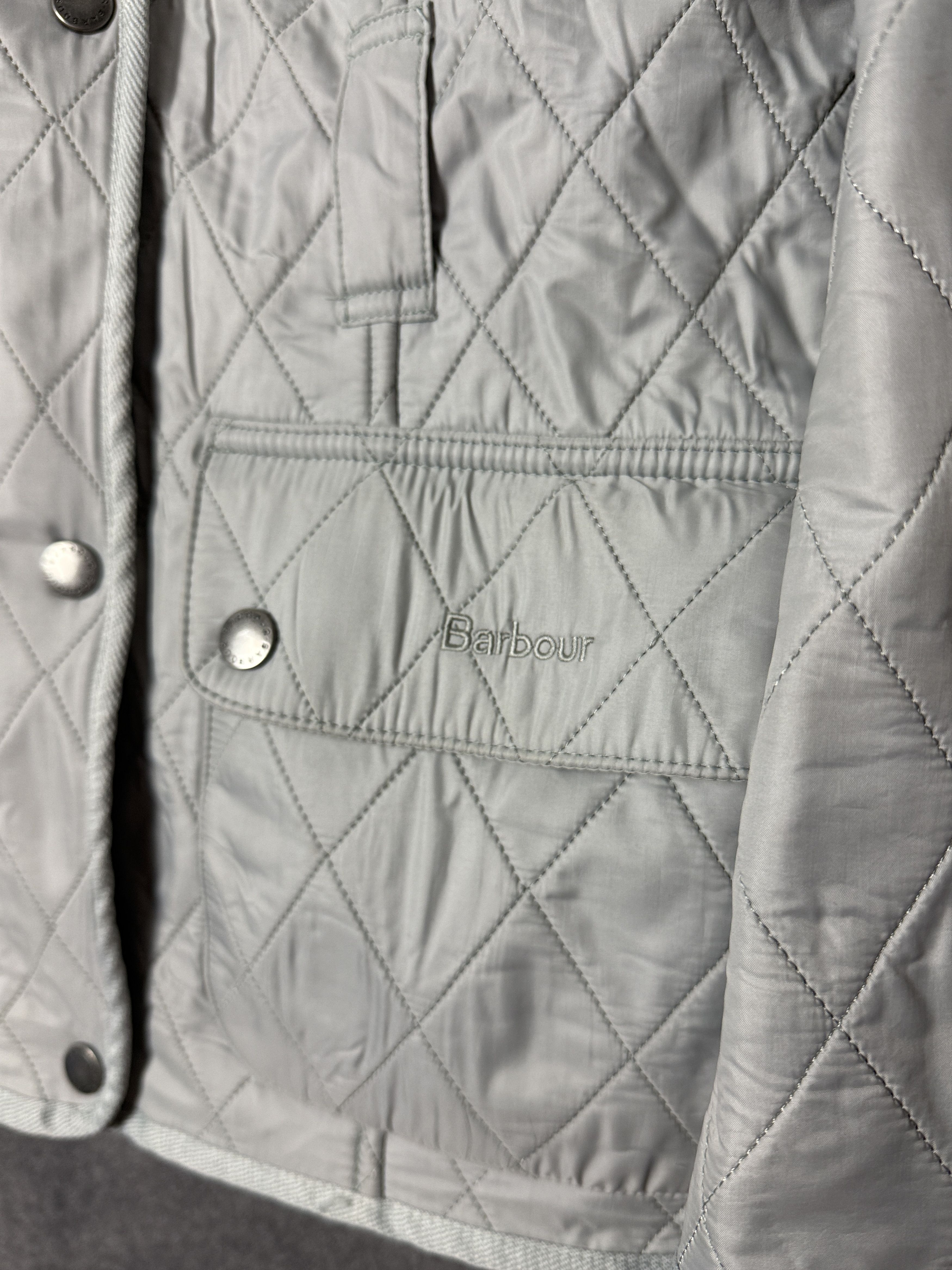 Barbour Barbour International quilted zip-up jacket grey mini logo Size M / US 6-8 / IT 42-44 - 5 Thumbnail