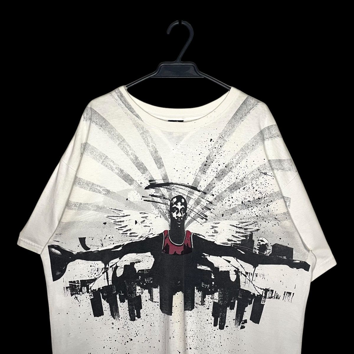 Jordan Brand × Nike × Vintage T-Shirt Jordan Full Print 90’s Vintage Size US XL / EU 56 / 4 - 3 Thumbnail