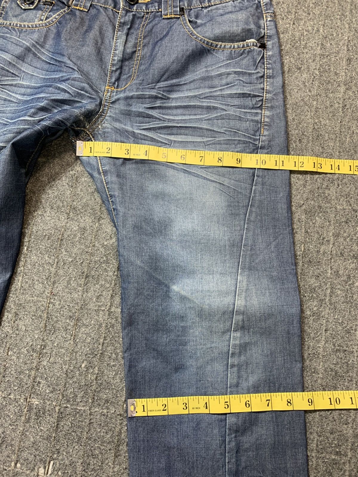 Y's Y’s Yohji Yamamoto Indigo Denim Jeans Straight Cut Size US 32 / EU 48 - 15 Thumbnail