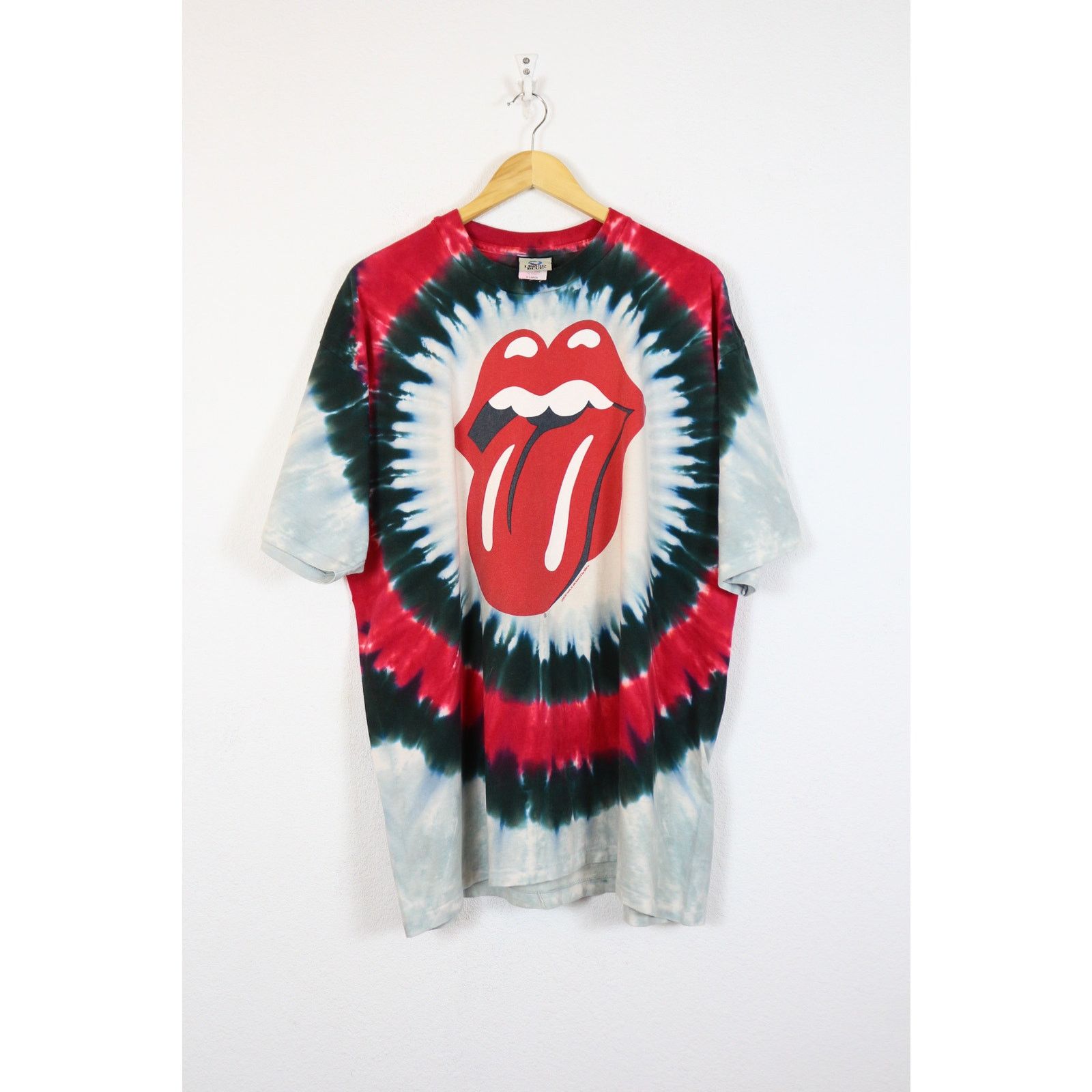 The Rolling Stones Vintage The Rolling Stones Lips Tie Dye T-shirt Tee Y2K 90s Size US XL / EU 56 / 4 - 1 Thumbnail