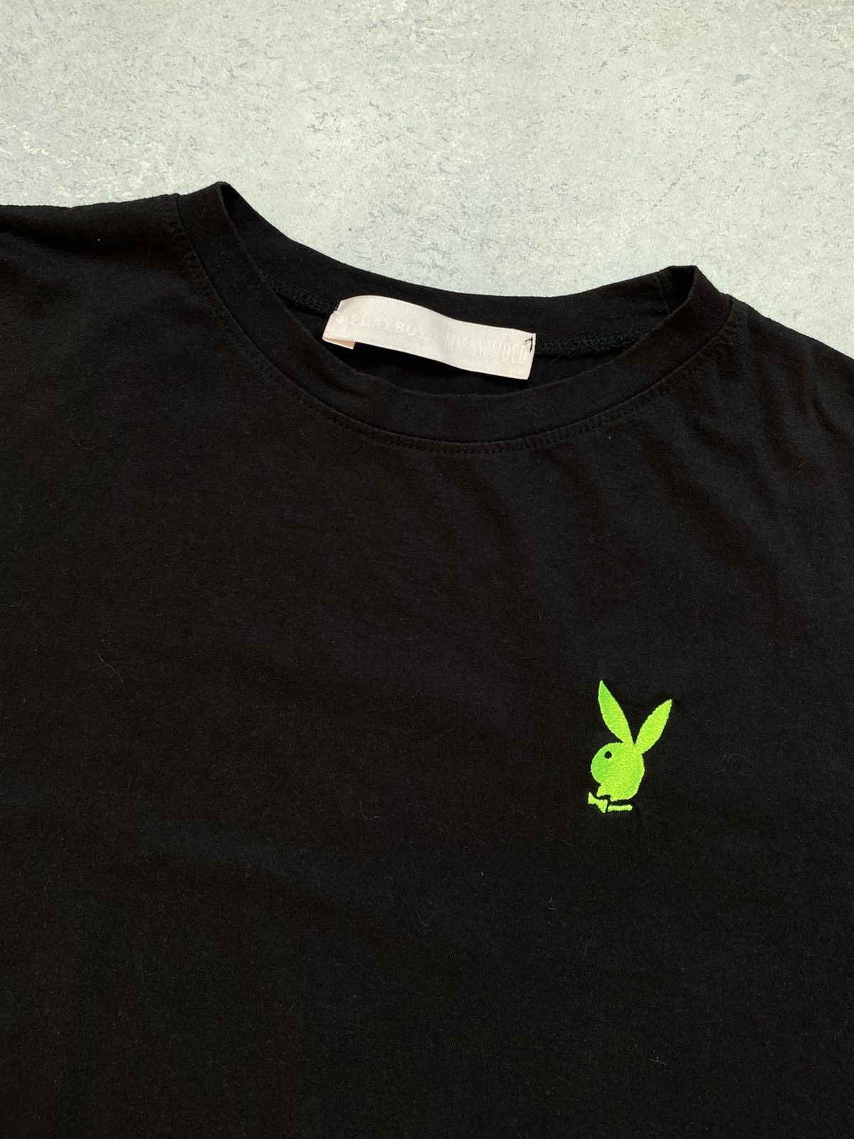 Playboy Misguided x Playboy Black/Green Embroider Graphic Back Size US XXL / EU 58 / 5 - 5 Thumbnail