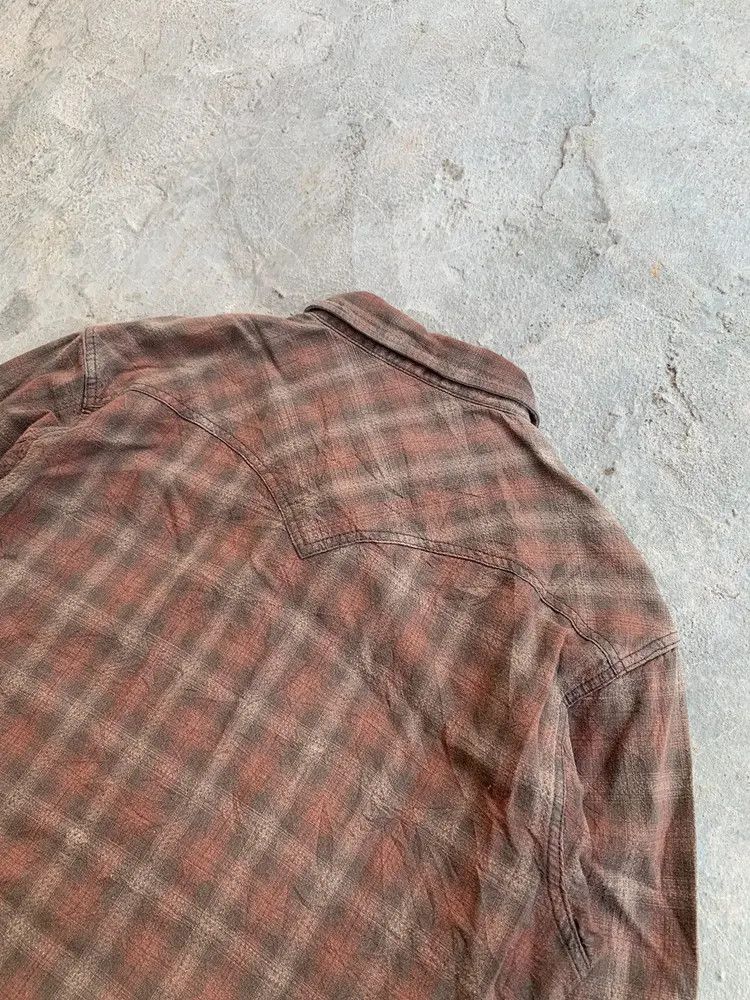 Ego Tripping Ego Tripping Japan shadow plaid western flannel shirt Size US S / EU 44-46 / 1 - 13 Thumbnail