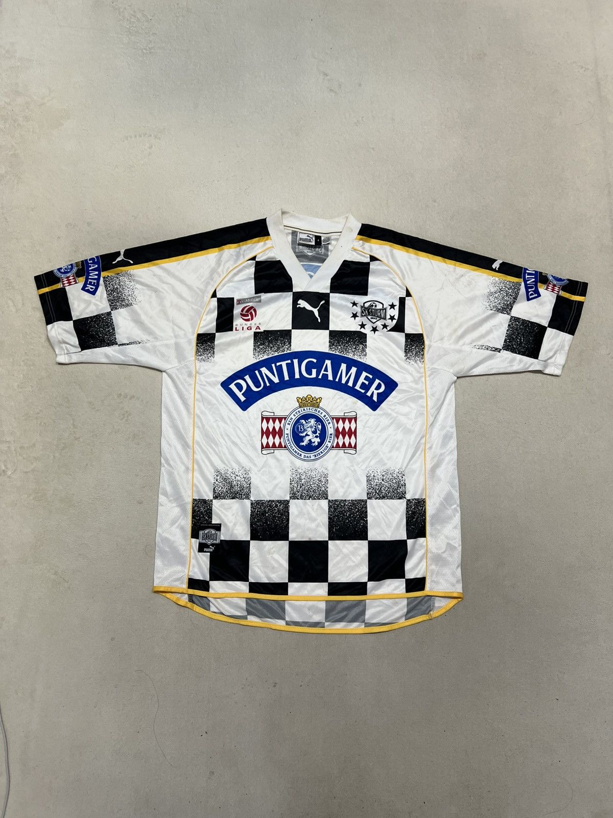 Puma SK Sturm Graz 2002-03 Puma Home Jersey Size US L / EU 52-54 / 3 - 1 Thumbnail
