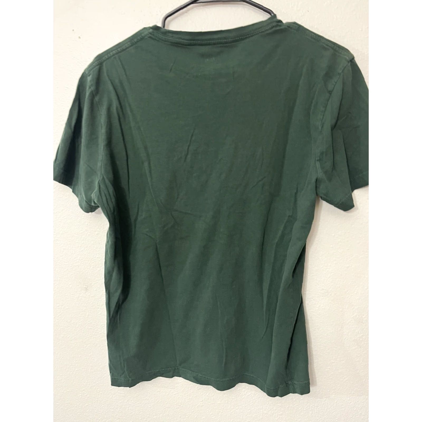 H&M H&M Shirt Mens Small Green Short Sleeve Crew Neck Regular Fit Cotton Graphic Tee 90s Size US S / EU 44-46 / 1 - 2 Thumbnail