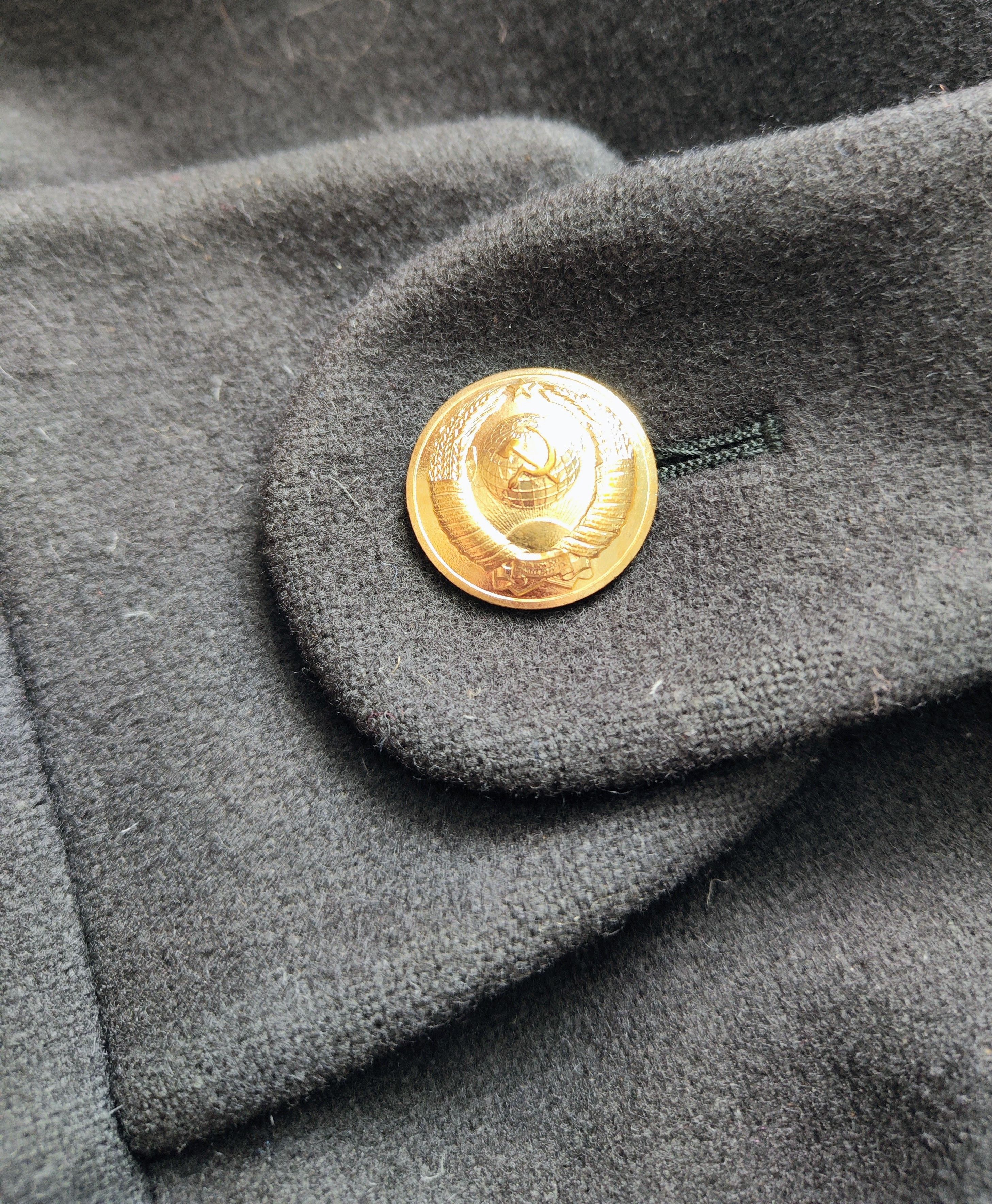 Denis Simachev Navy coat.Like Vetements or Balenciaga coats. Size US L / EU 52-54 / 3 - 10 Thumbnail