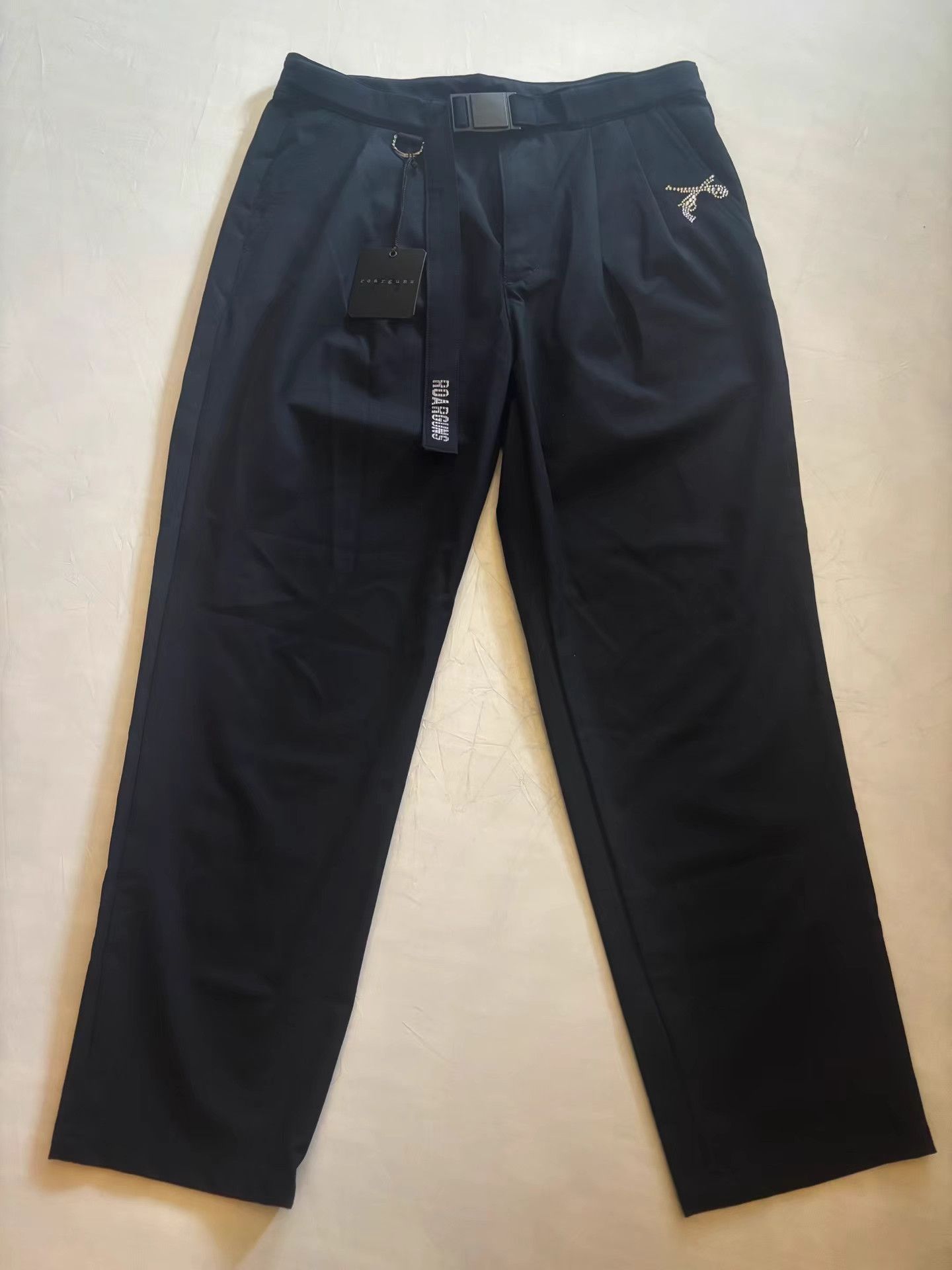 Roar Roar Banswara Crystal Double Guns Belt Pants K11 Size US 31 - 1 Thumbnail