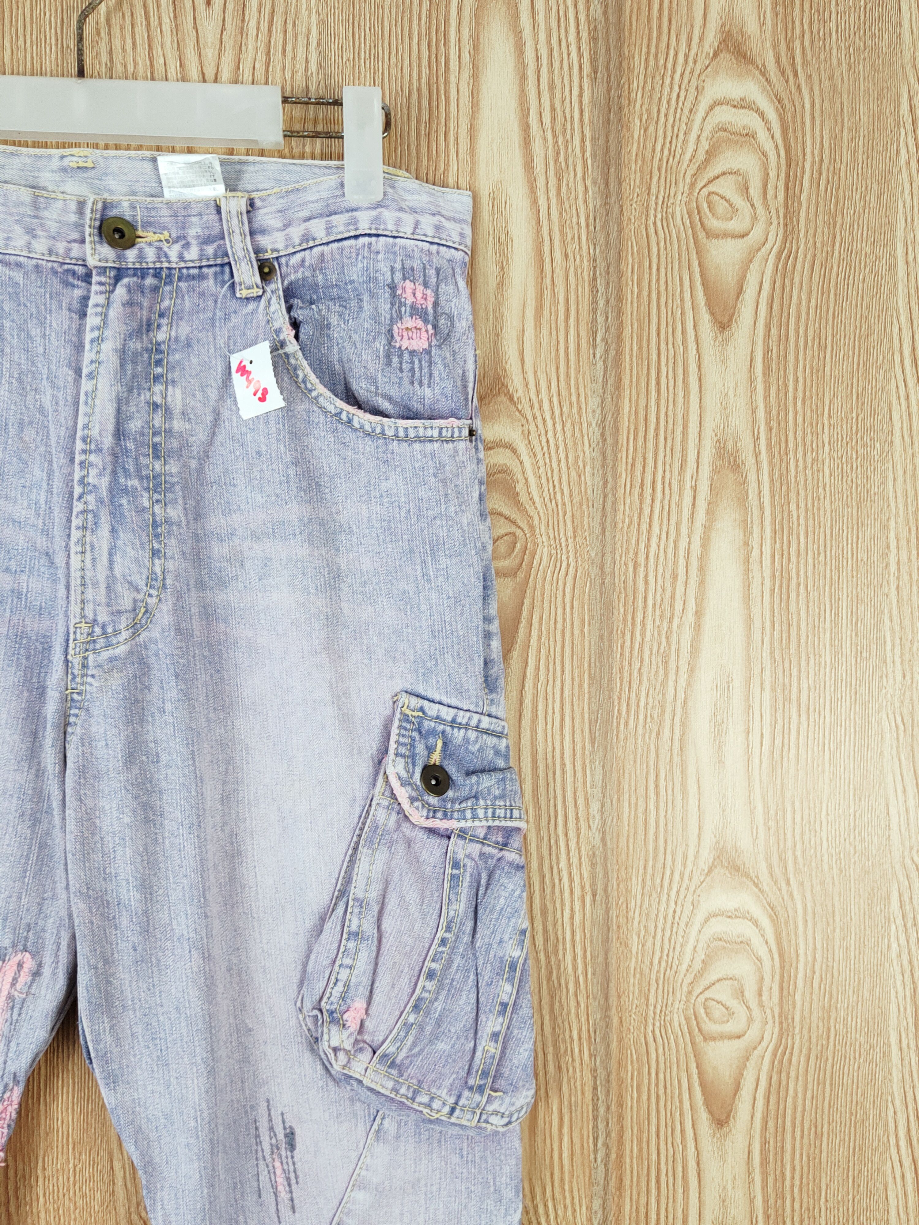 Japanese Brand Japanese Brand Blue Faded Distressed Ripped Jeans #W493 Size US 31 - 5 Thumbnail