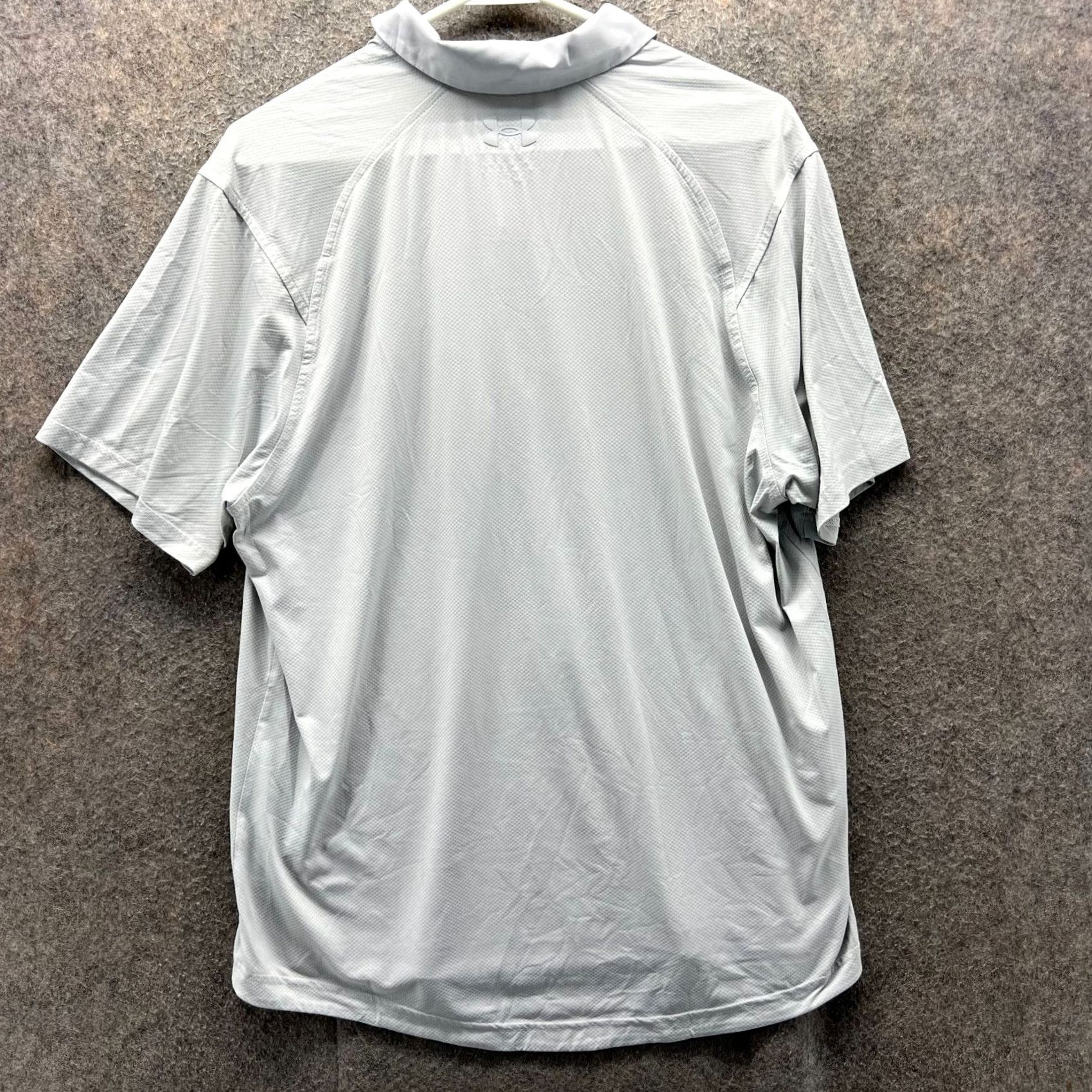 Under Armour Under Armour Polo Shirt Mens Large Gray The Iso Chill Golf Preppy Knit Shirt Size US L / EU 52-54 / 3 - 4 Thumbnail