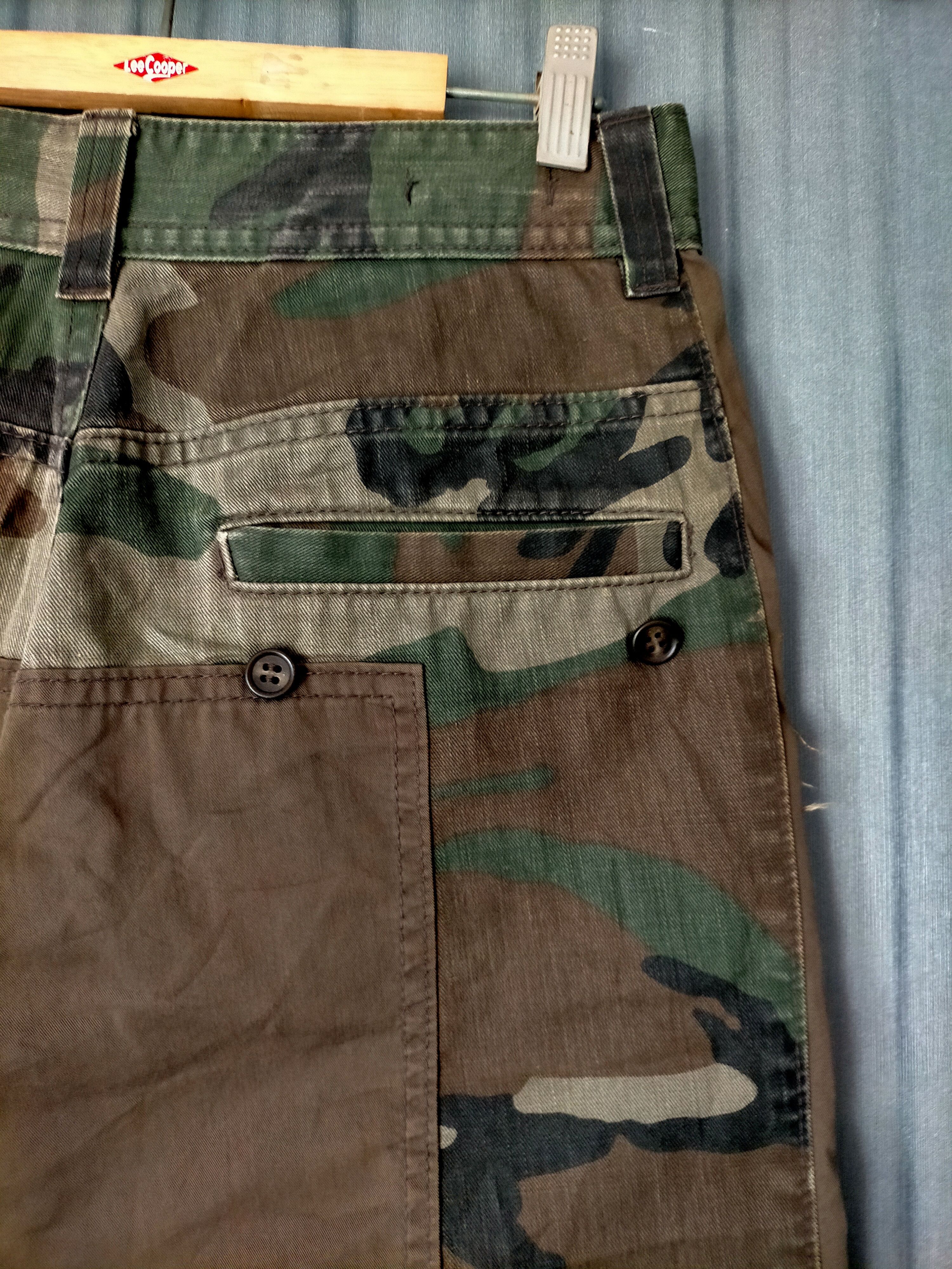Final Home ⚡Rare Final Home Camo Patchwork Trouser Pants Size US 29 - 6 Thumbnail