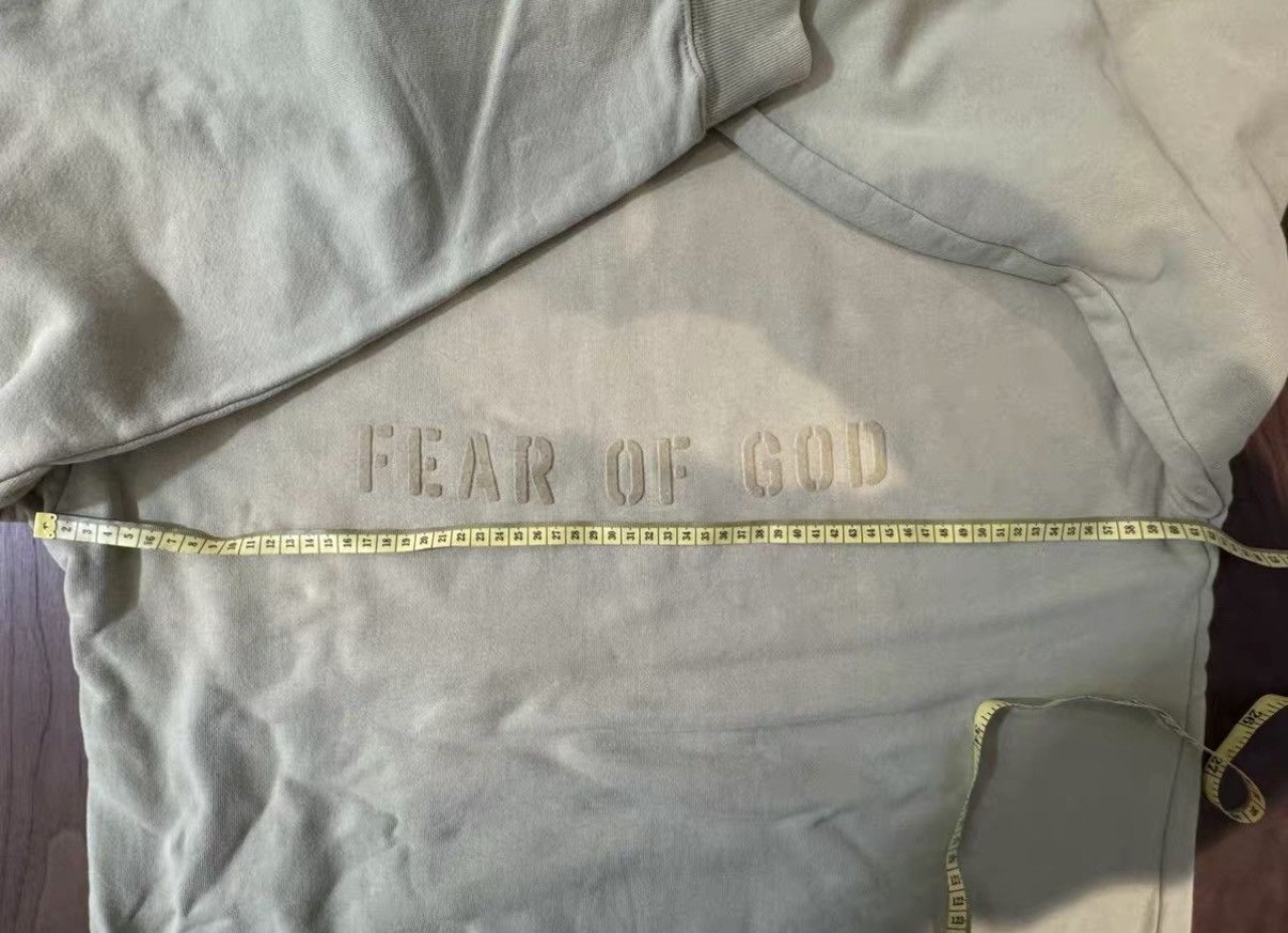 Fear of God Fear of God Matcha FG Flocked Hoodie J34 Size US S / EU 44-46 / 1 - 7 Thumbnail