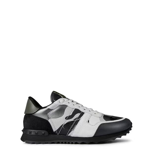 o1g2r1mq0824 Rockstud Camouflage Trainers in Multicolor
