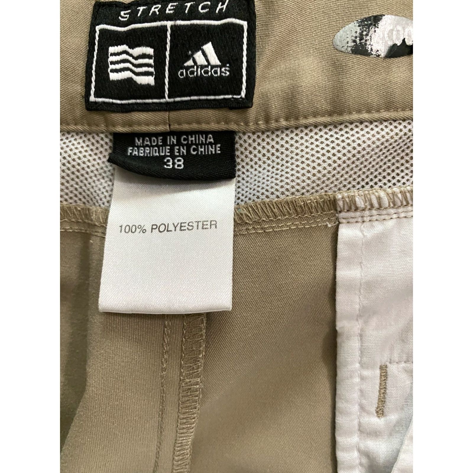 Adidas Adidas ClimaCool Golf Shorts Men Beige Size 38 Athletic Stretch Pockets Size US 32 / EU 48 - 4 Thumbnail