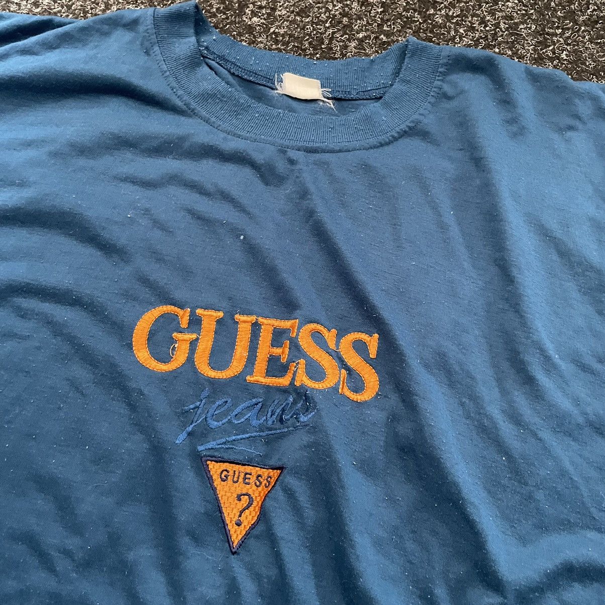 Band Tees × Vintage Retro 90s Guess tee shirt punk rock alt chrome goth Size US S / EU 44-46 / 1 - 2 Thumbnail